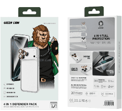 Green Lion 4 In 1 Defender Pack for iPhone 18 Pro