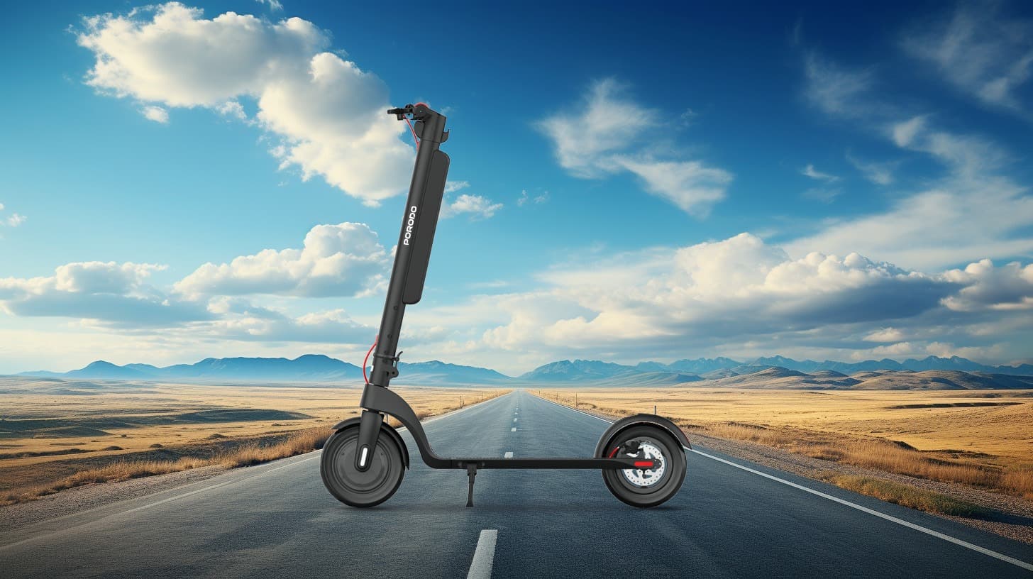 Porodo Electric Scooter Pro - 32 Km/h, Black 4