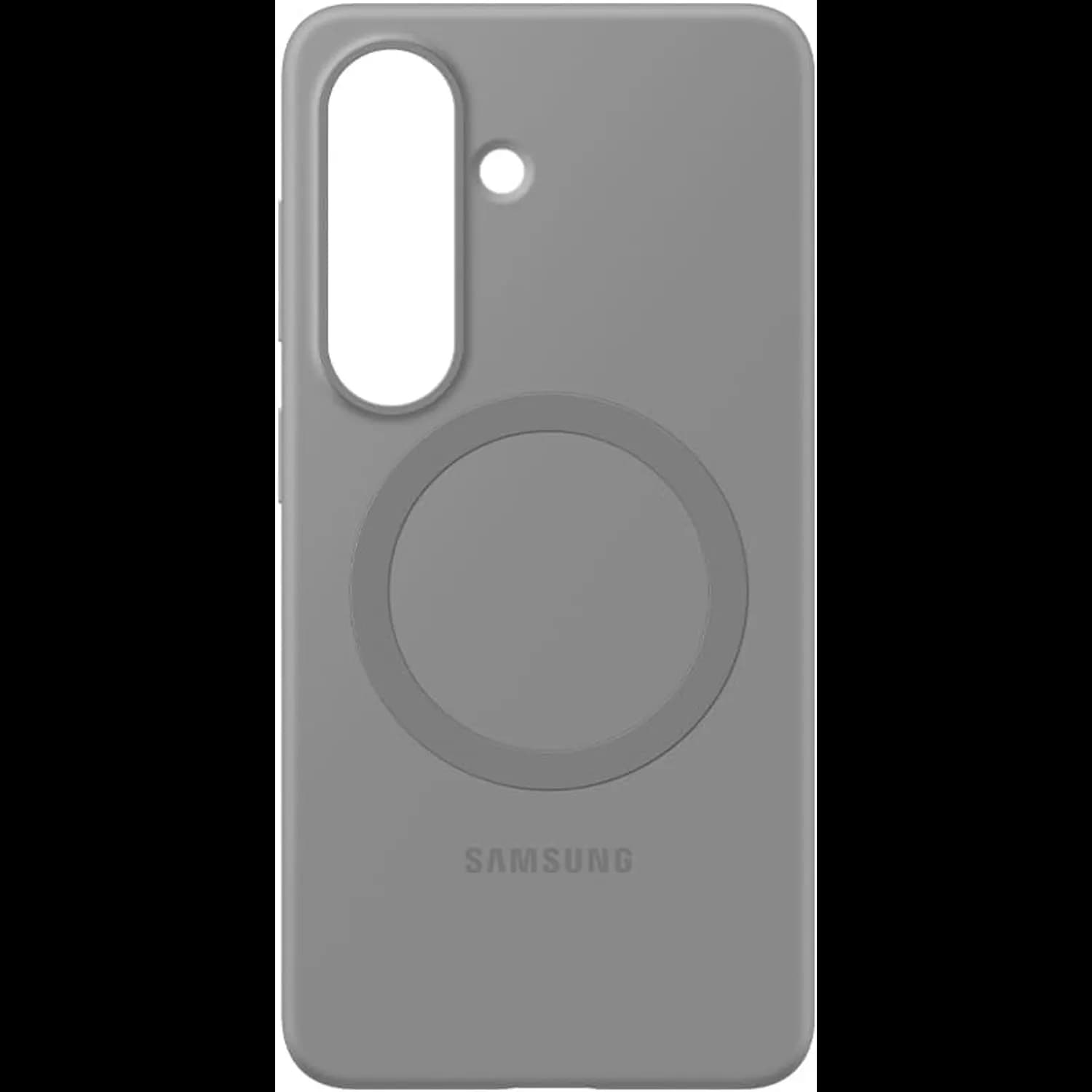 Samsung Silicone Magnet Case Galaxy S26 - Grey — Black 5