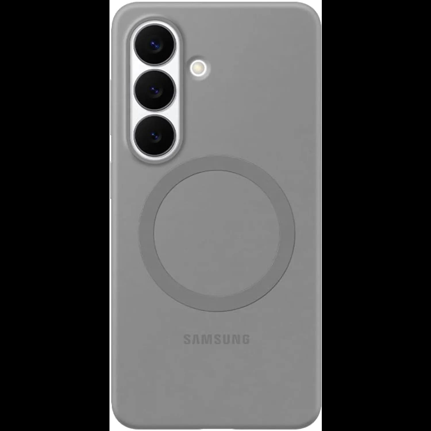 Samsung Silicone Magnet Case Galaxy S26 - Grey — Black 2