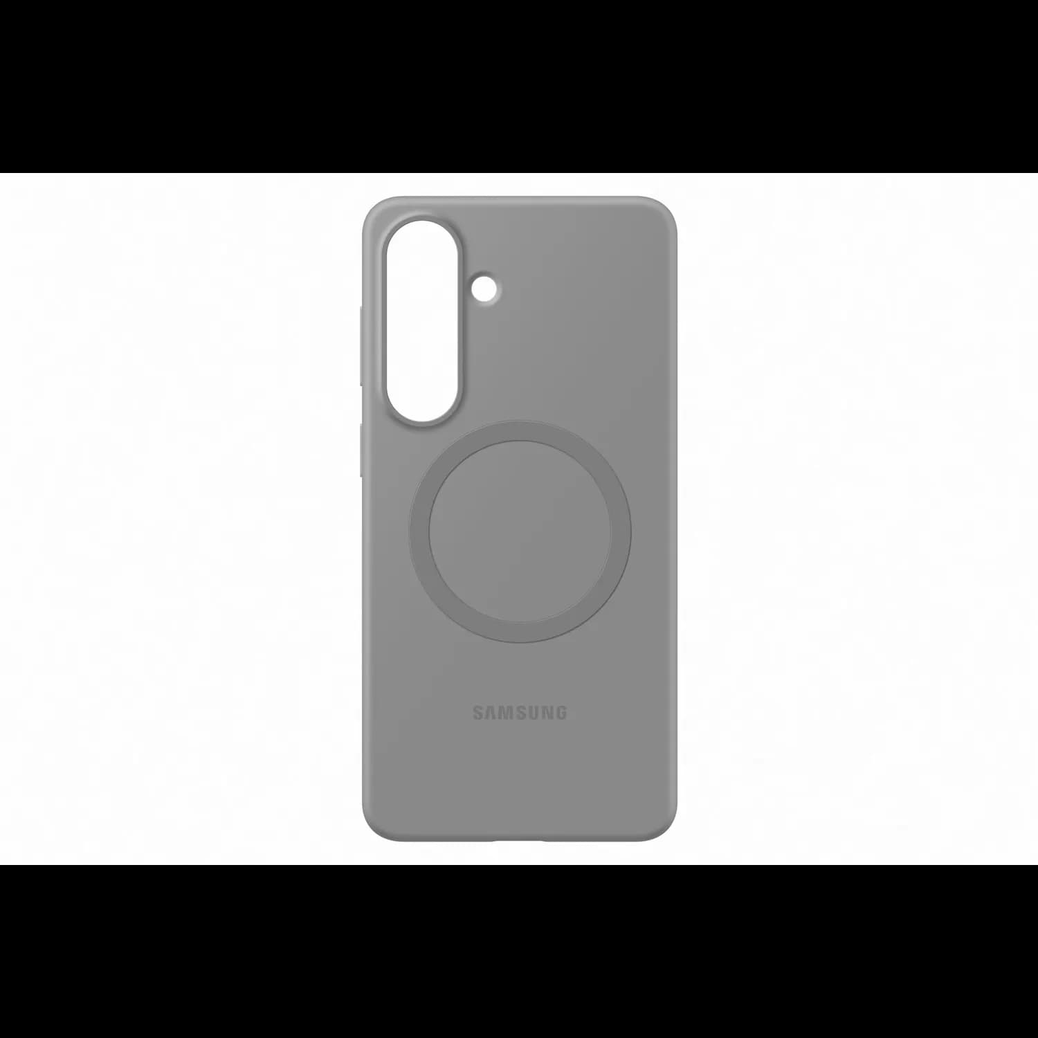 Samsung Silicone Case Galaxy S26+ - Magnetic, Gray — Clear 5