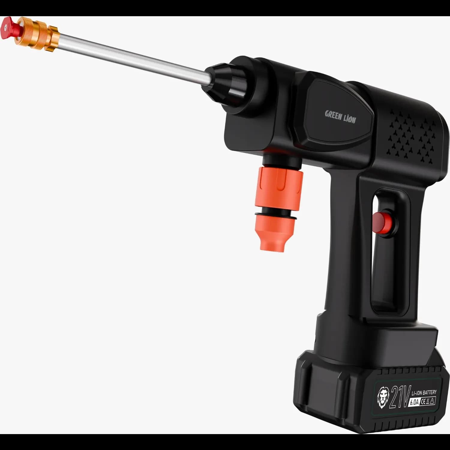 GREEN LION Pressure Washer Gun - Cordless 21V, Black 4