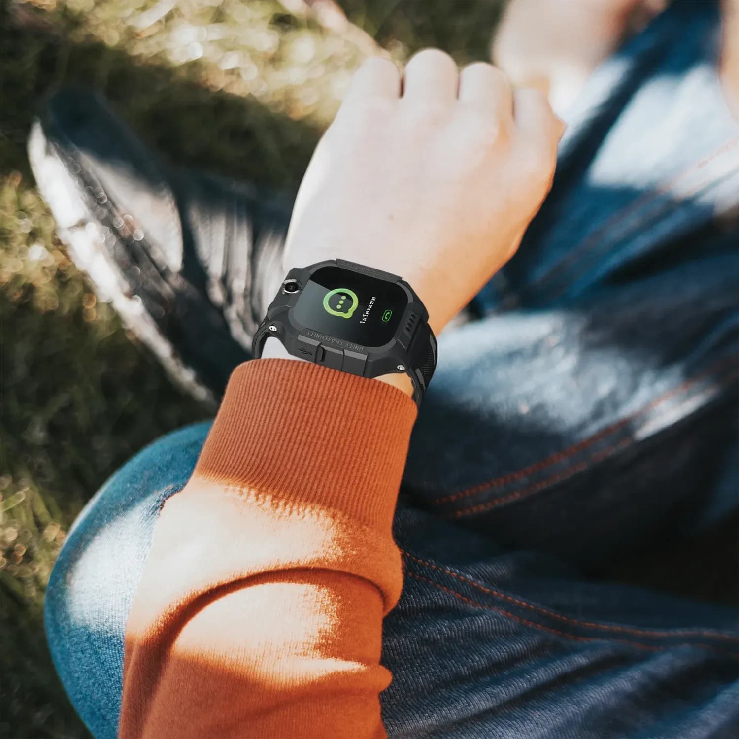 Green Lion Kids Smart Watch Series 5 - 2G, Black 2