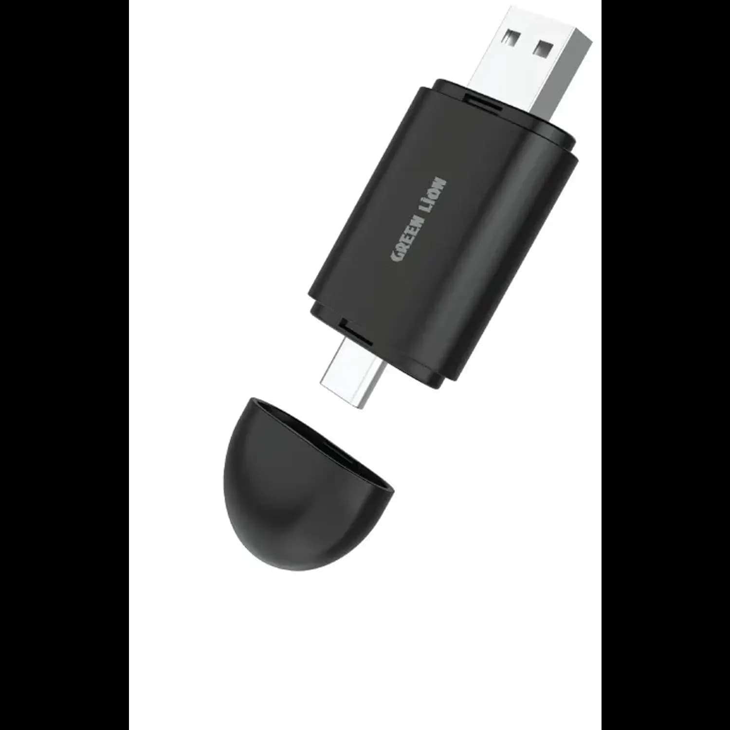 Green Lion Wireless Adapter - CarPlay & Android Auto, Black 1