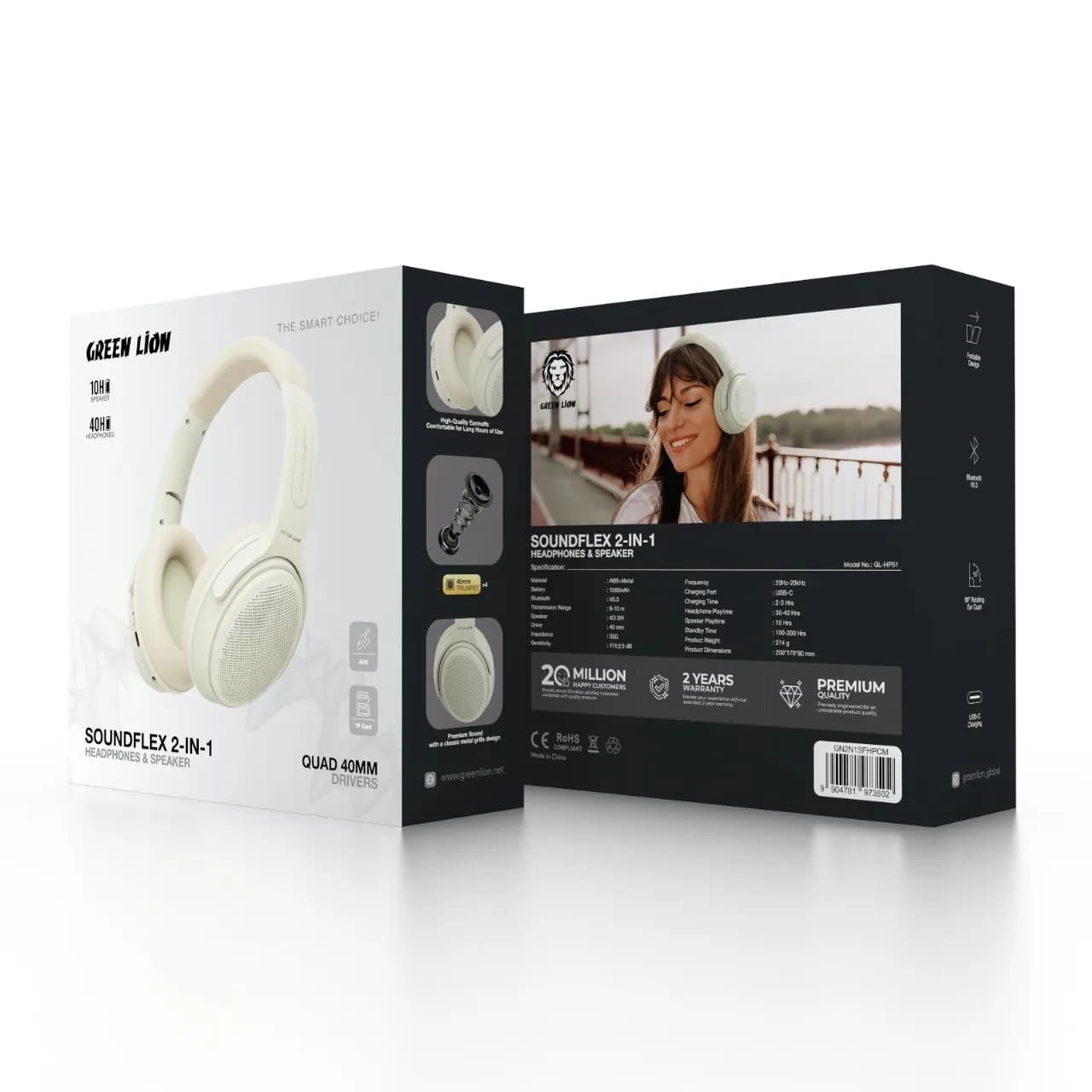 Green Lion SOUNDFLEX 2-in-1 Headphones and Speaker 3
