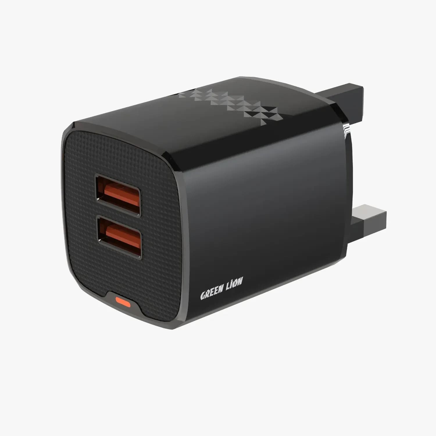 GREEN LION Dual Port Wall Charger - 2 USB-A Ports, Black 4