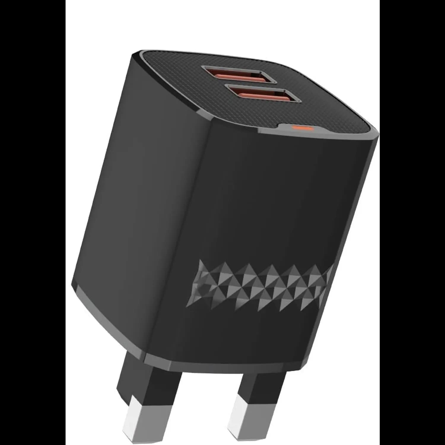 Green Lion Dual USB-A Charger - 10W, Black 1