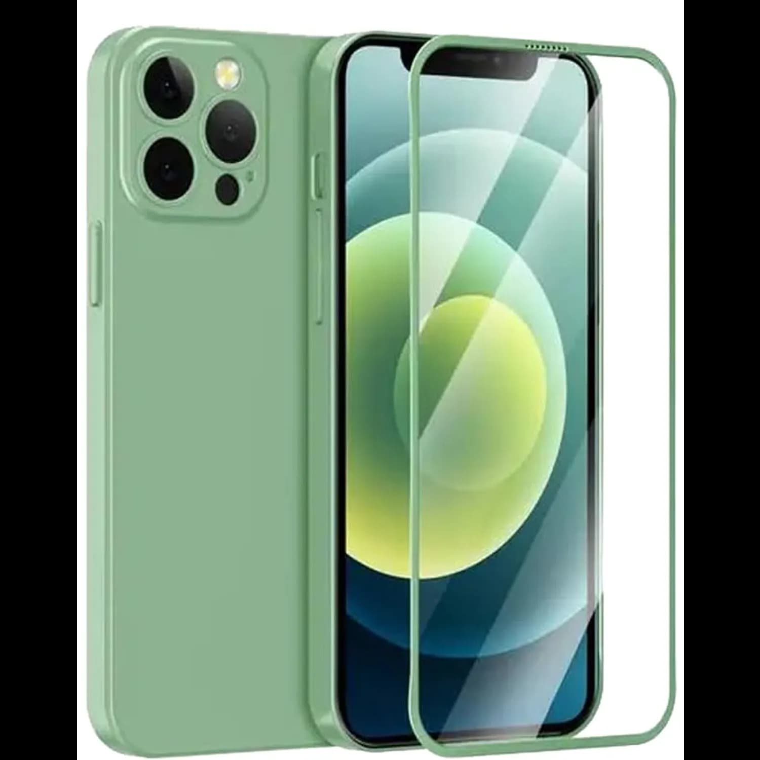 Green Lion Case iPhone 13 Pro - 360° Protection, Light Green 1 Green Lion Case iPhone 13 Pro - 360° Protection, Light Green 1