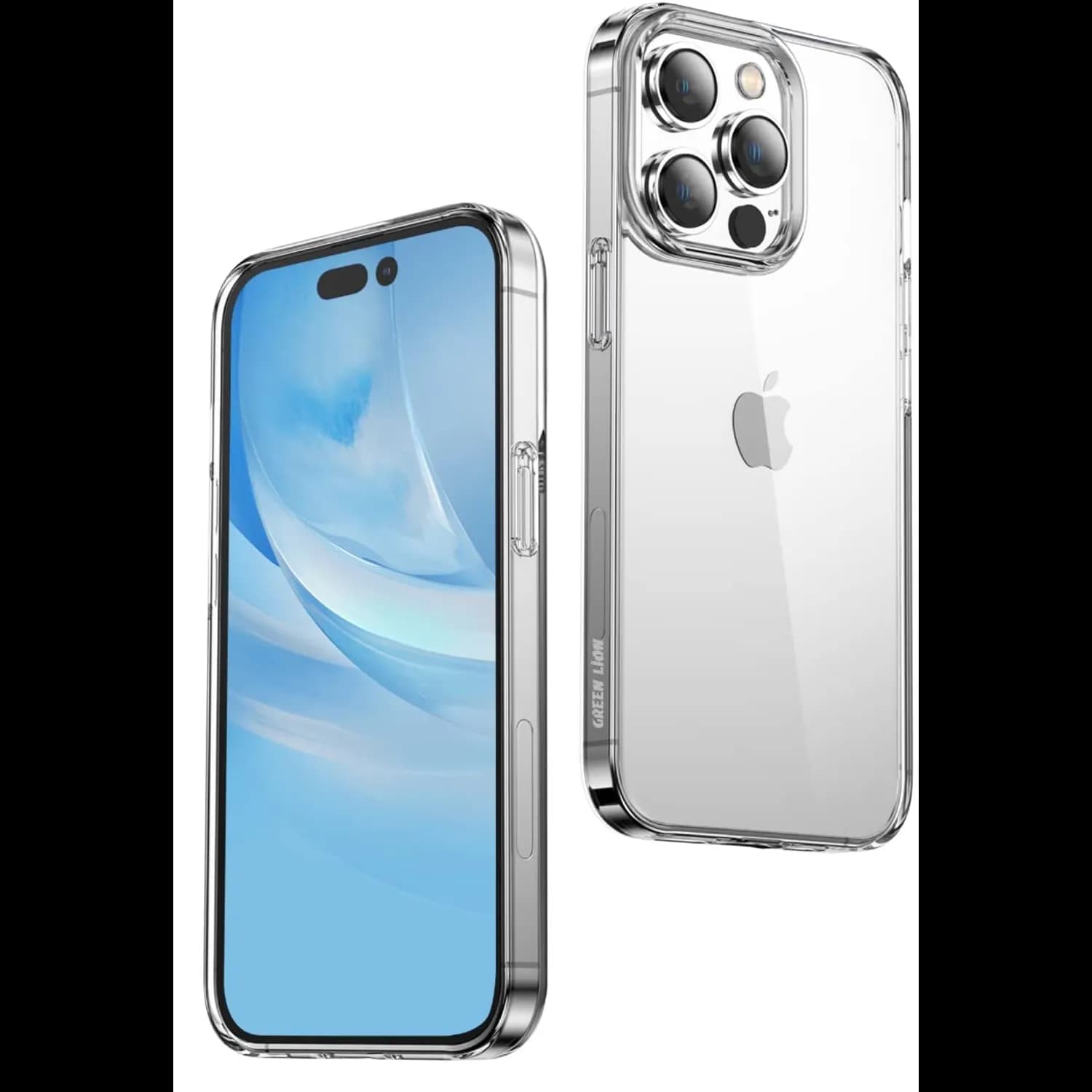 Green Lion iPhone 14 Pro Case Classic - MagSafe Compatible, Clear 1