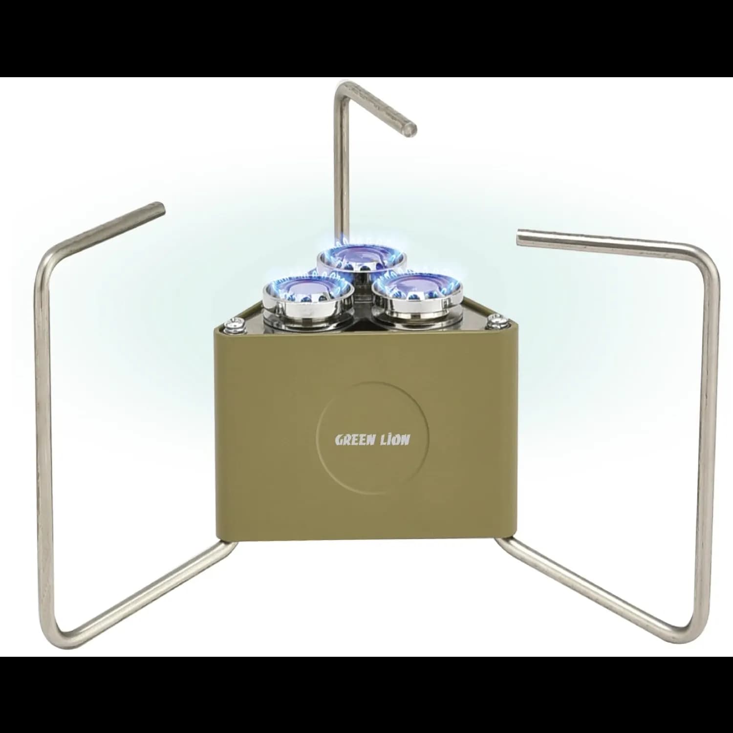 Green Lion Camping Stove - 3-Burner Foldable, 8000W 1