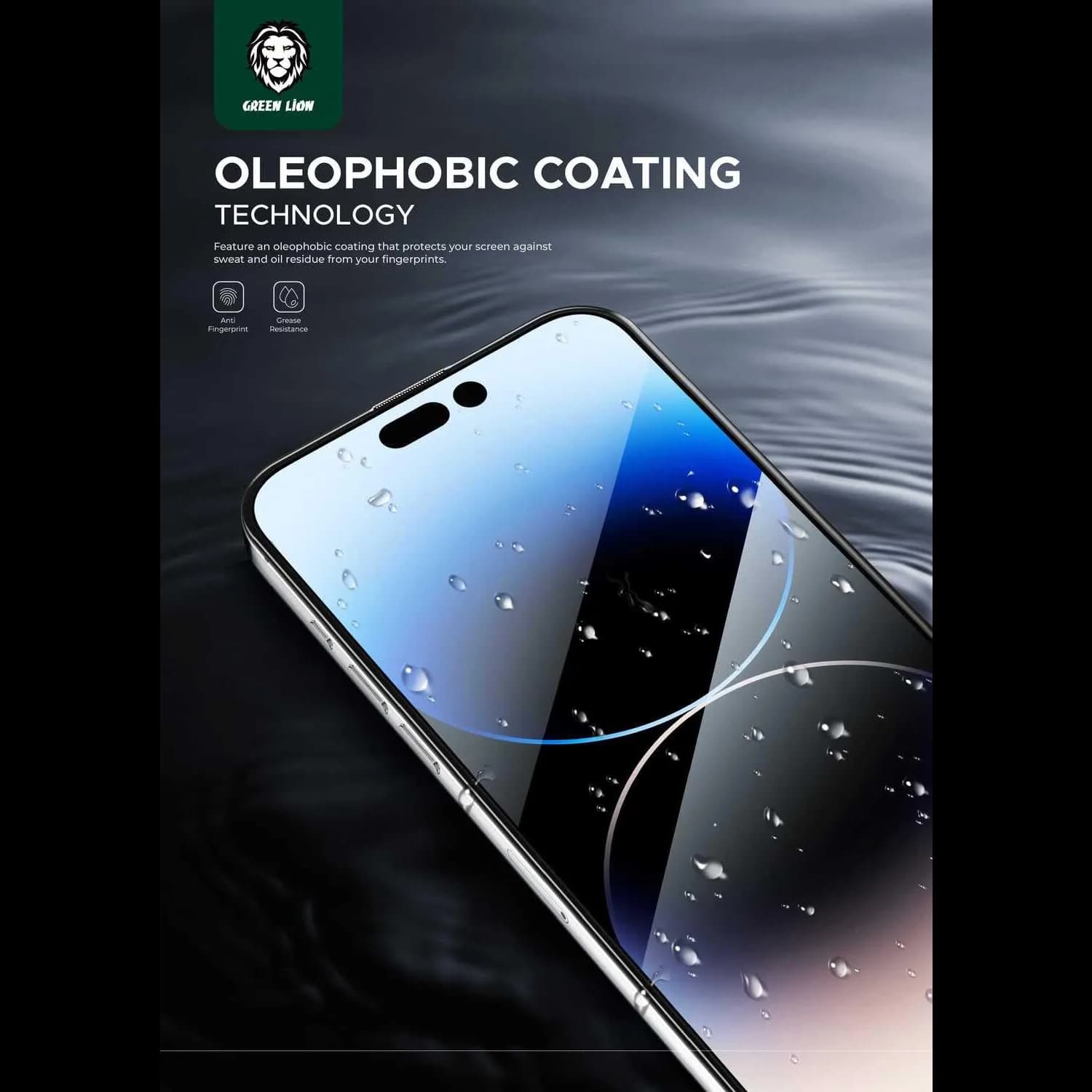 Green Lion Screen Protector iPhone 15 Pro - 9H Hardness, Clear 3