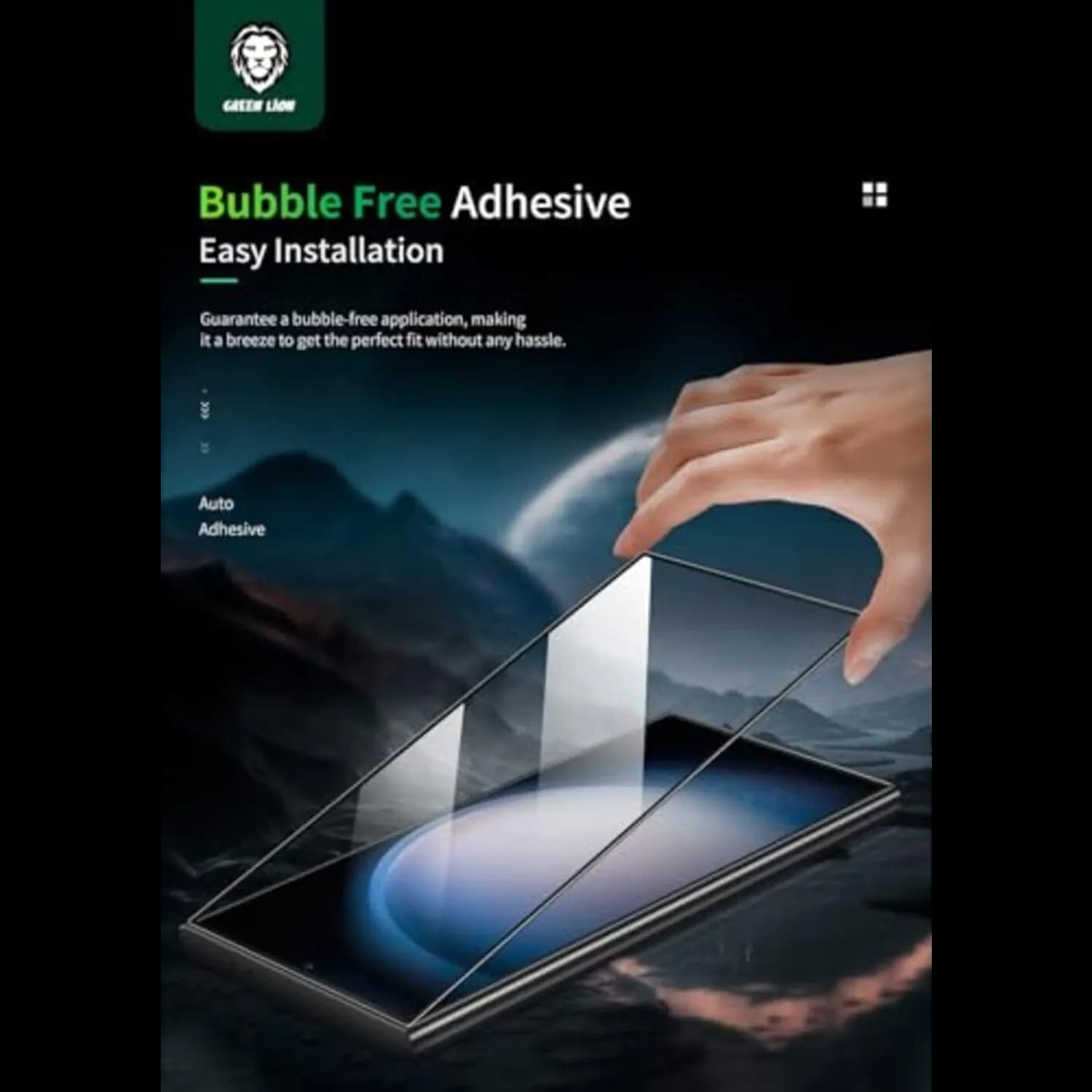 Green Lion Screen Protector S23 Ultra 3D Edge - Anti Fingerprint, Tempered Glass 4