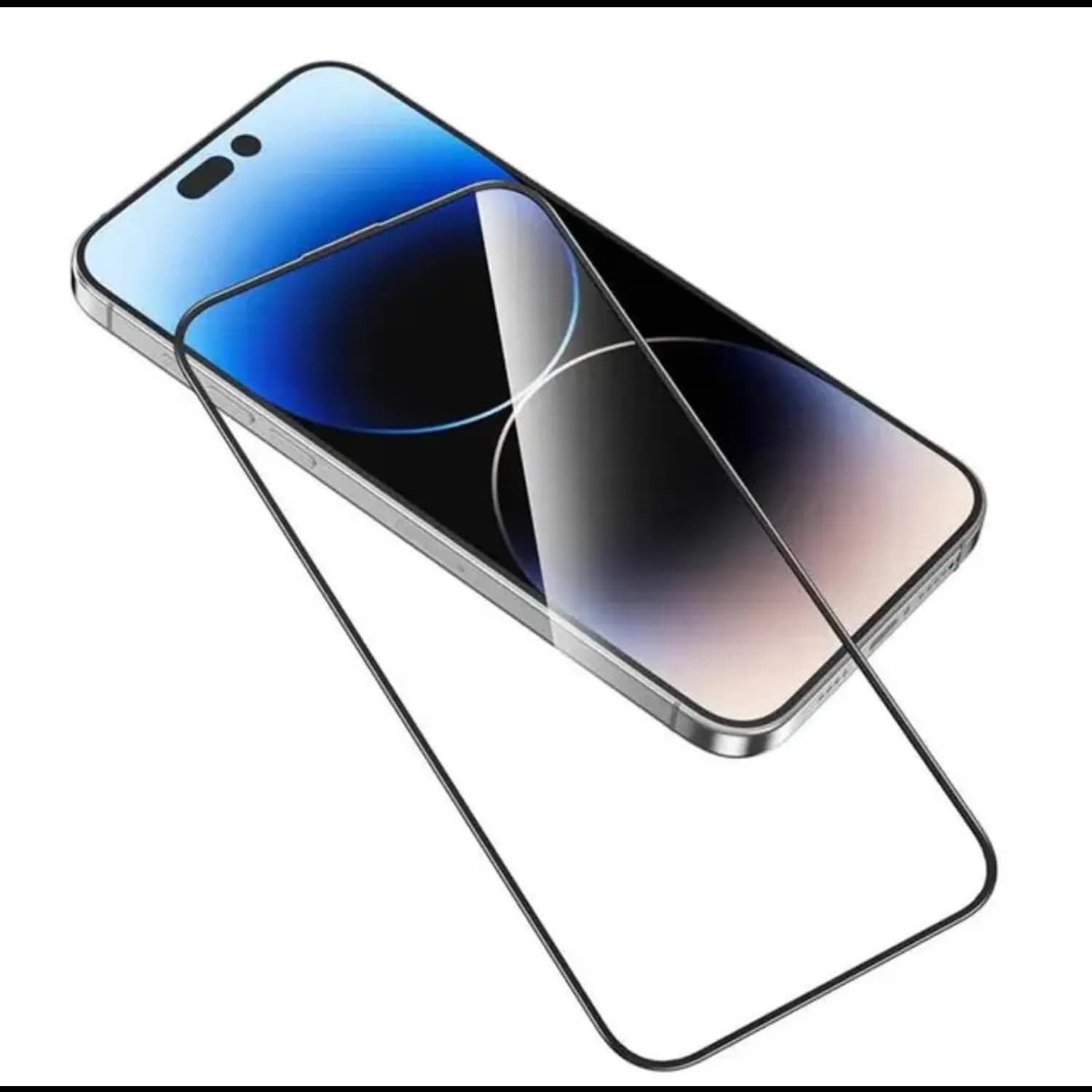 Green Lion Screen Protector - 3D Glitter Curved, Silver — Clear 1 Green Lion Screen Protector - 3D Glitter Curved, Silver — Clear 1