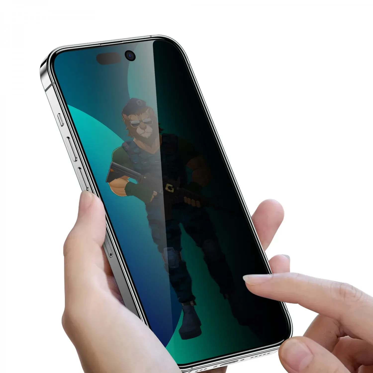 Green Lion Screen Protector - 3D Pv-Pet Pro Curved Glass for iPhone 14 6.1" 4