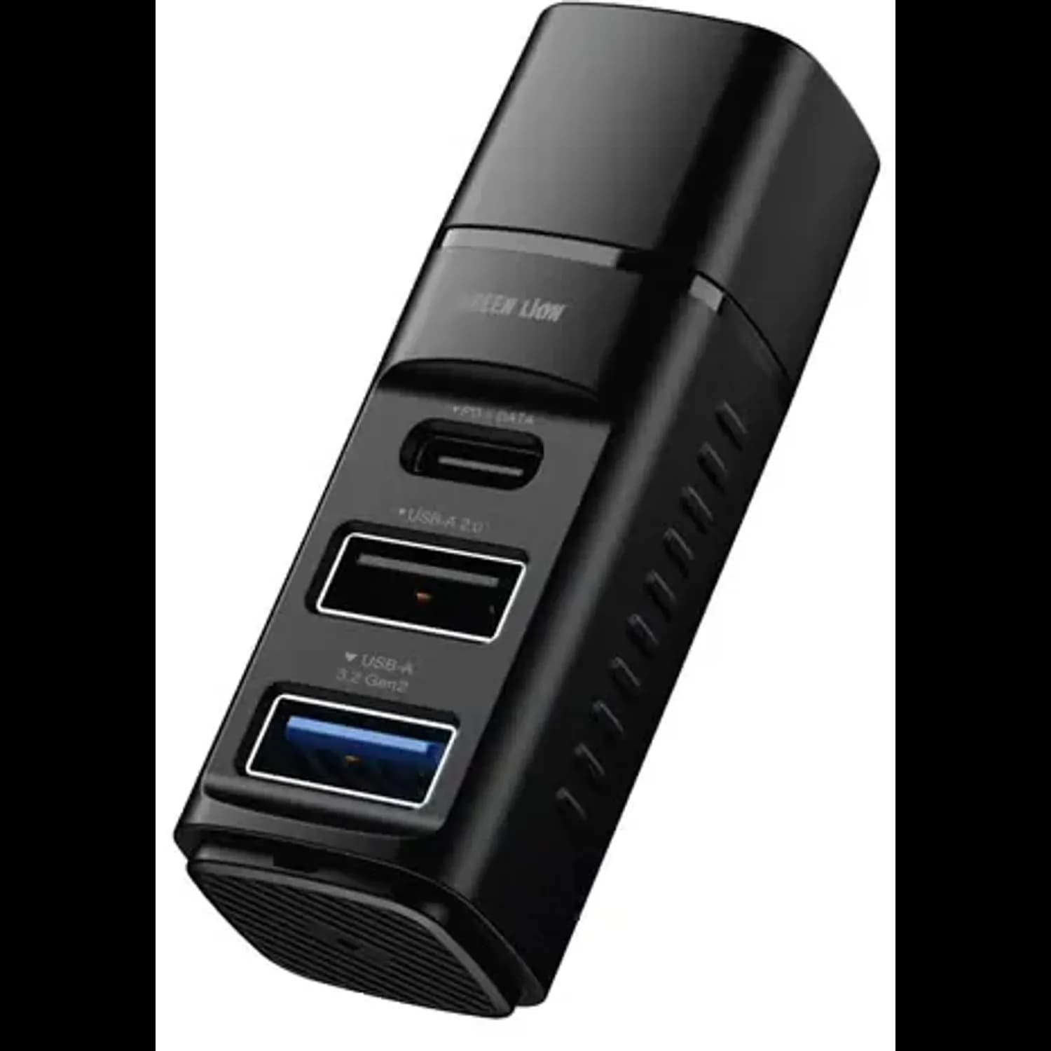 Green Lion USB-C 3-IN-1 Dock - 100W PD Fast Charge, Black