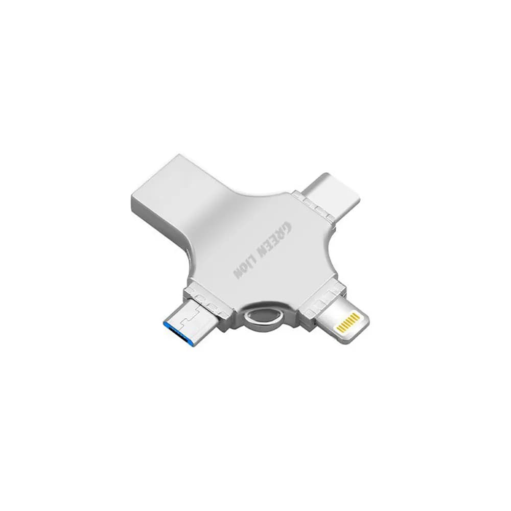 Green Lion 4-in-1 USB Flash Drive 256GB 1 Green Lion 4-in-1 USB Flash Drive 256GB 1