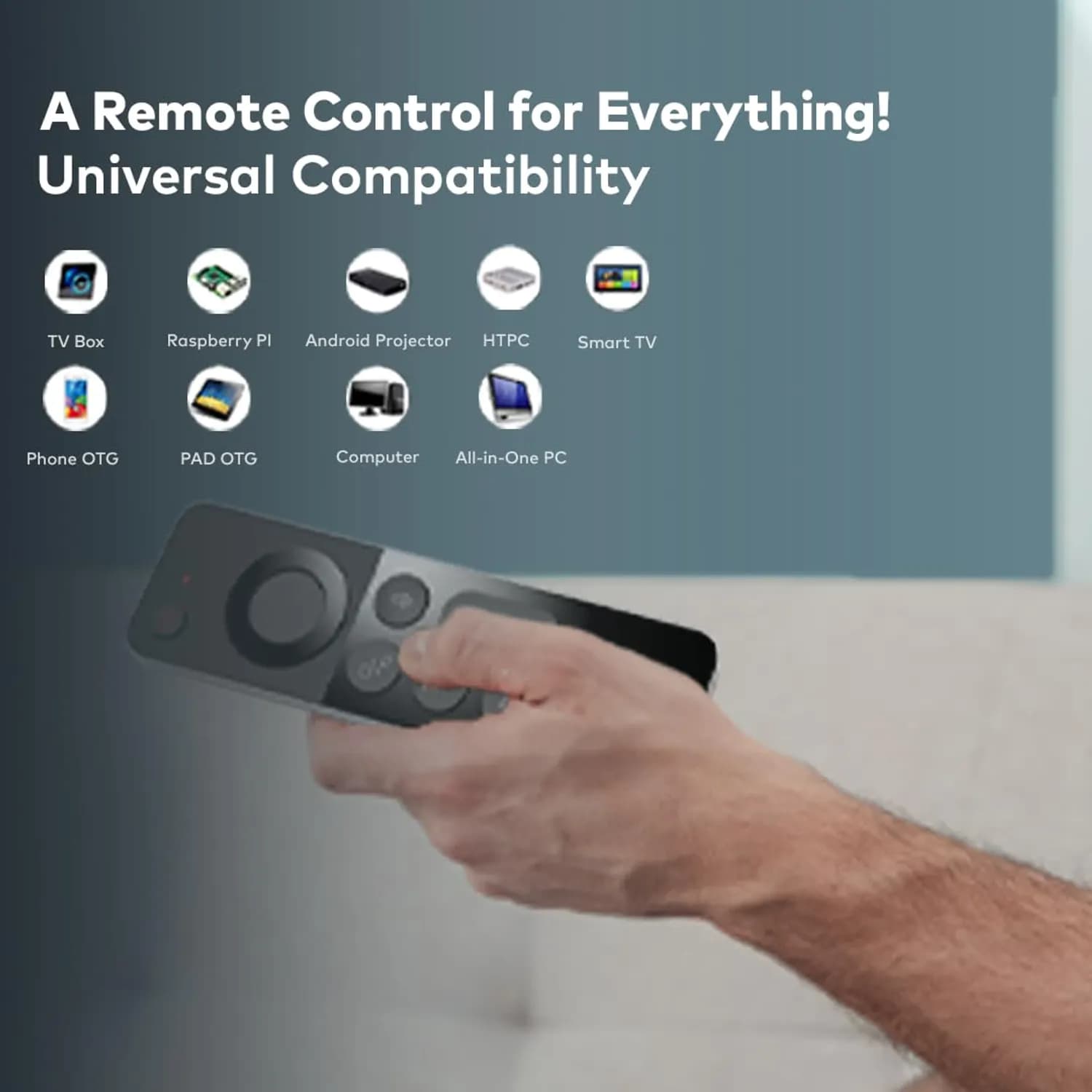 Green Lion Wireless Remote - 4-in-1 Air Mouse, Voice Control 3