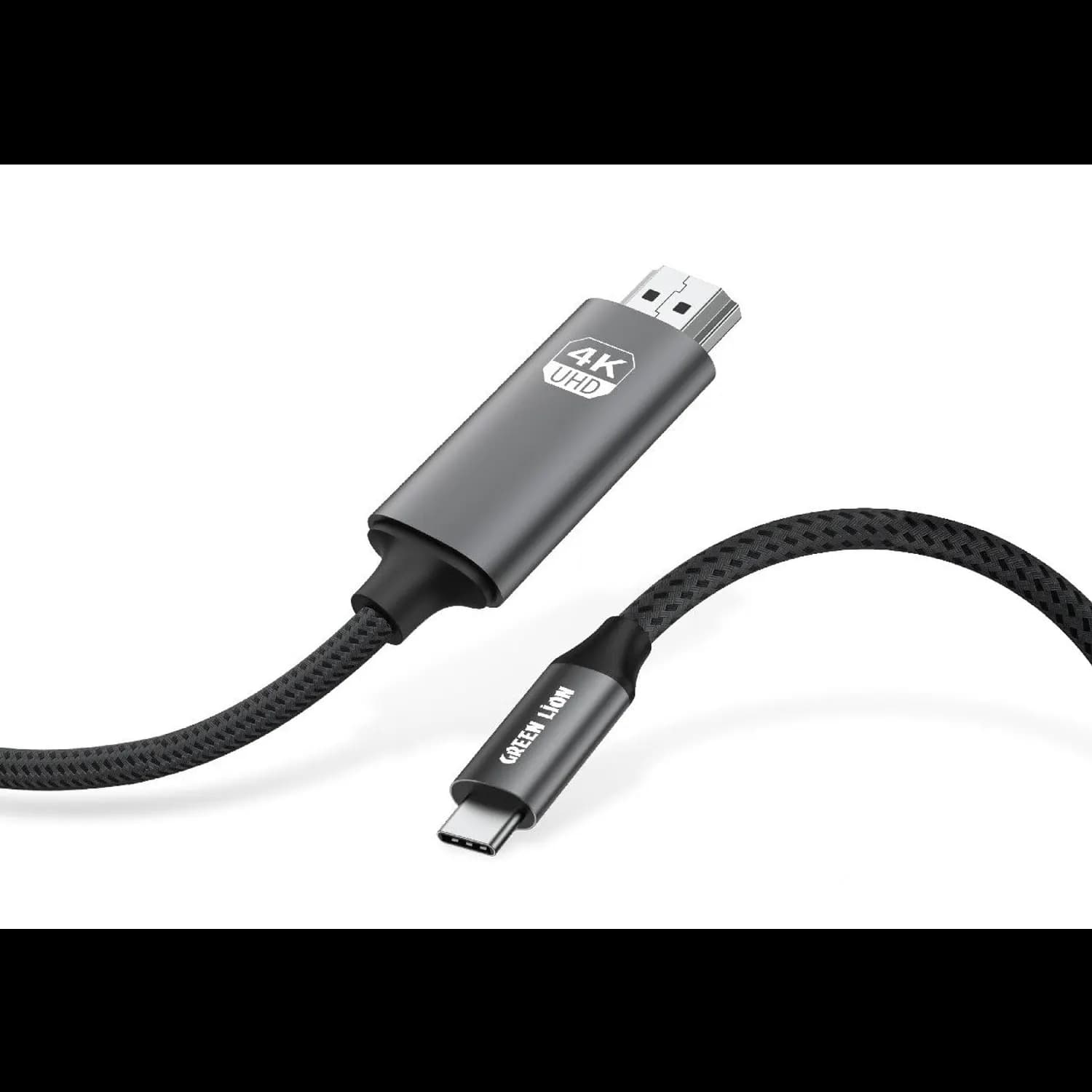 Green Lion USB-C to HDMI Adapter - 4K@60Hz, Black 1