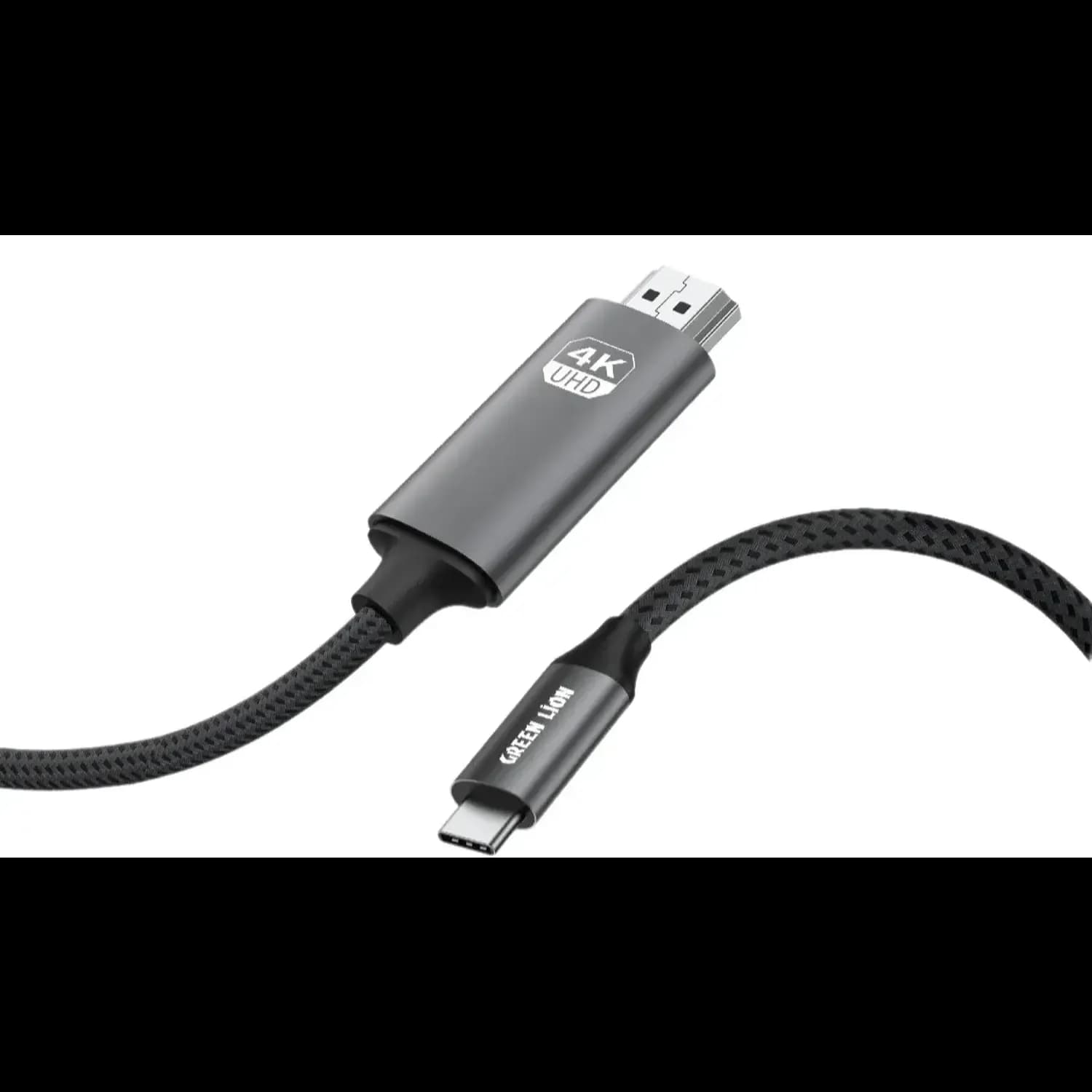 Green Lion USB-C to HDMI Cable - 4K 30Hz, 2m, Black Green Lion USB-C to HDMI Cable - 4K 30Hz, 2m, Black