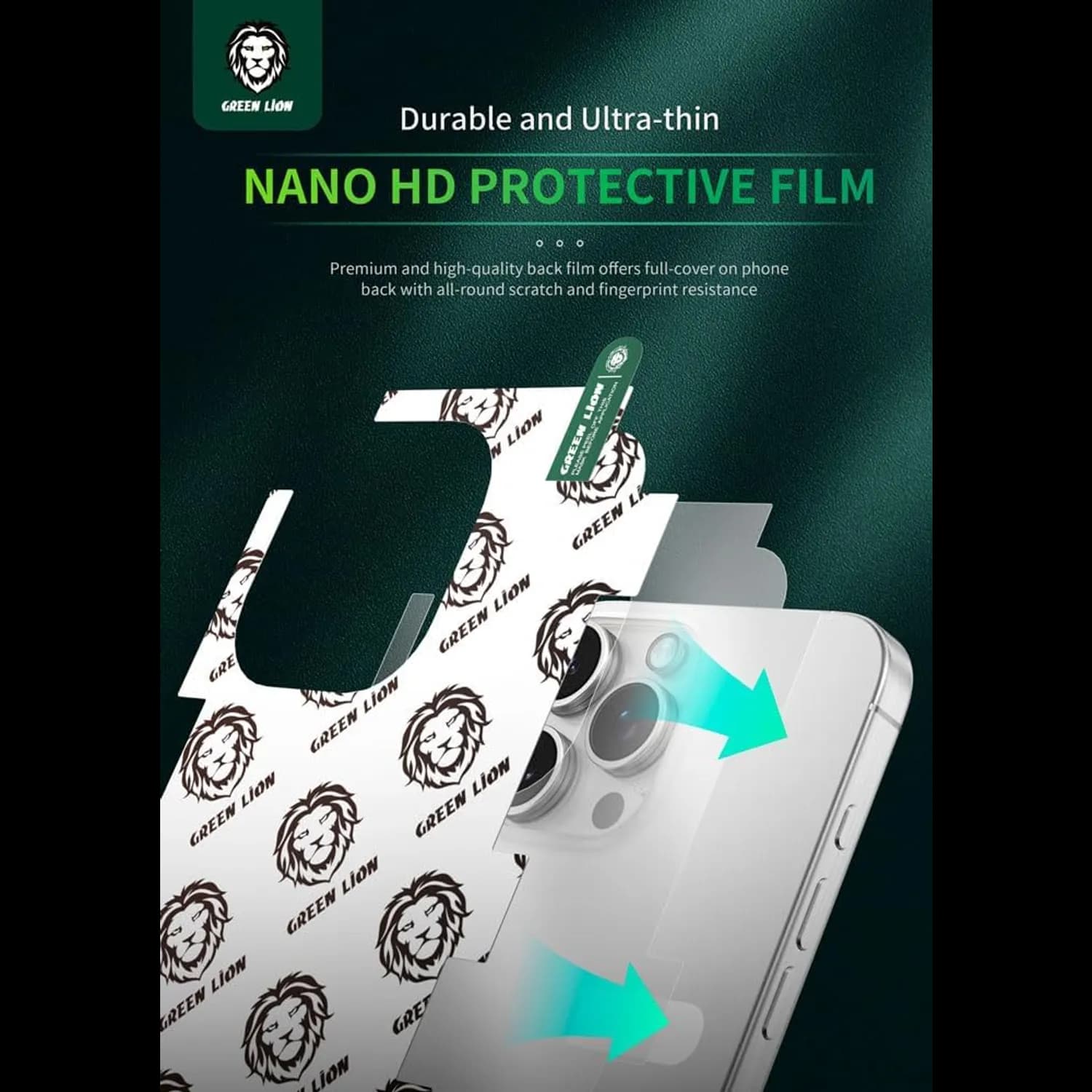 Green Lion Defender Pack iPhone 16 Pro - 4-in-1 Anti-Scratch, Clear 5