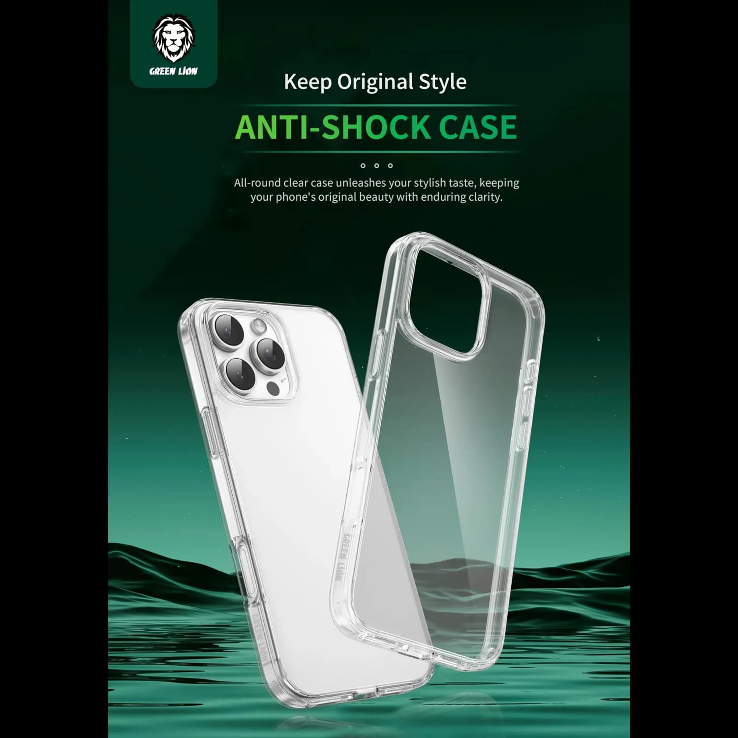 Green Lion Defender Pack 4-in-1 for iPhone 16 Plus - Clear 5