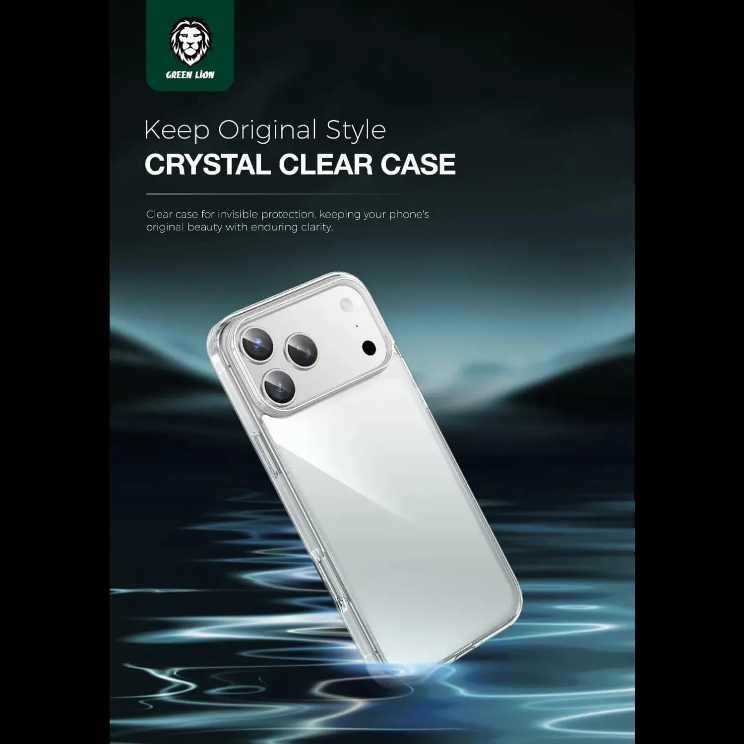 Green Lion iPhone 17 Pro Max Case - 4-in-1 Defender Pack, Clear 5
