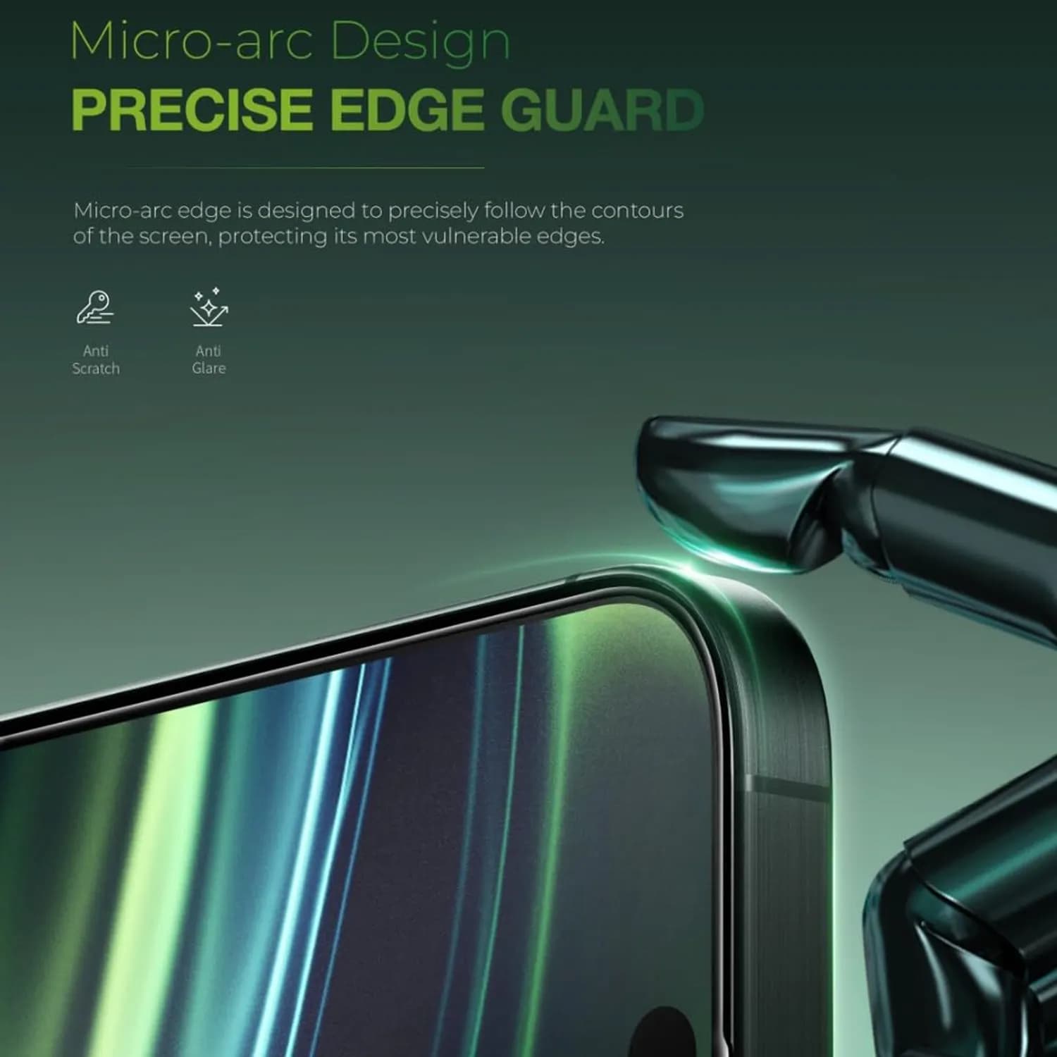 Green Lion Protection Pack iPhone 17 Pro - 4 in 1, Anti-Shock, Clear 3