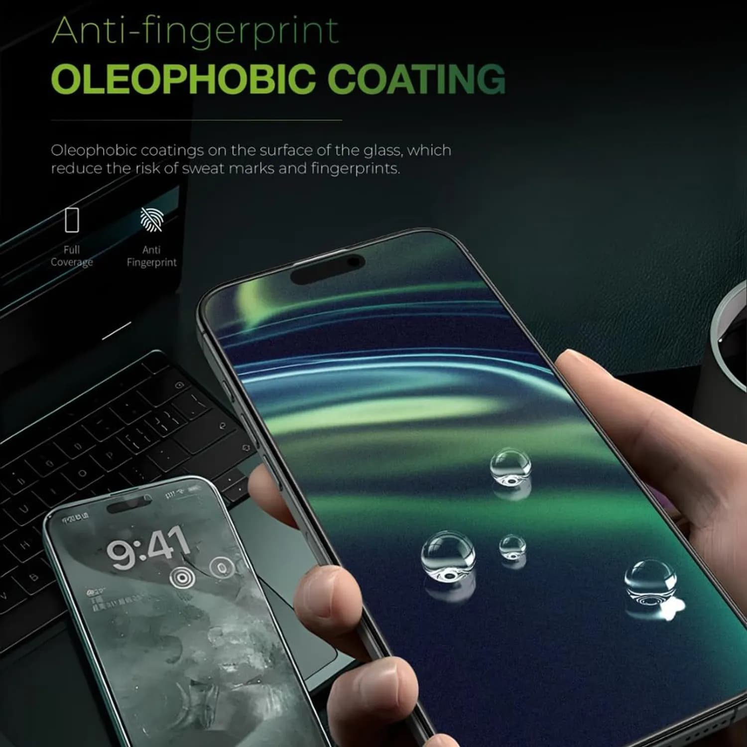 Green Lion Protection Pack iPhone 17 Pro - 4 in 1, Clear, Anti-Shock 5