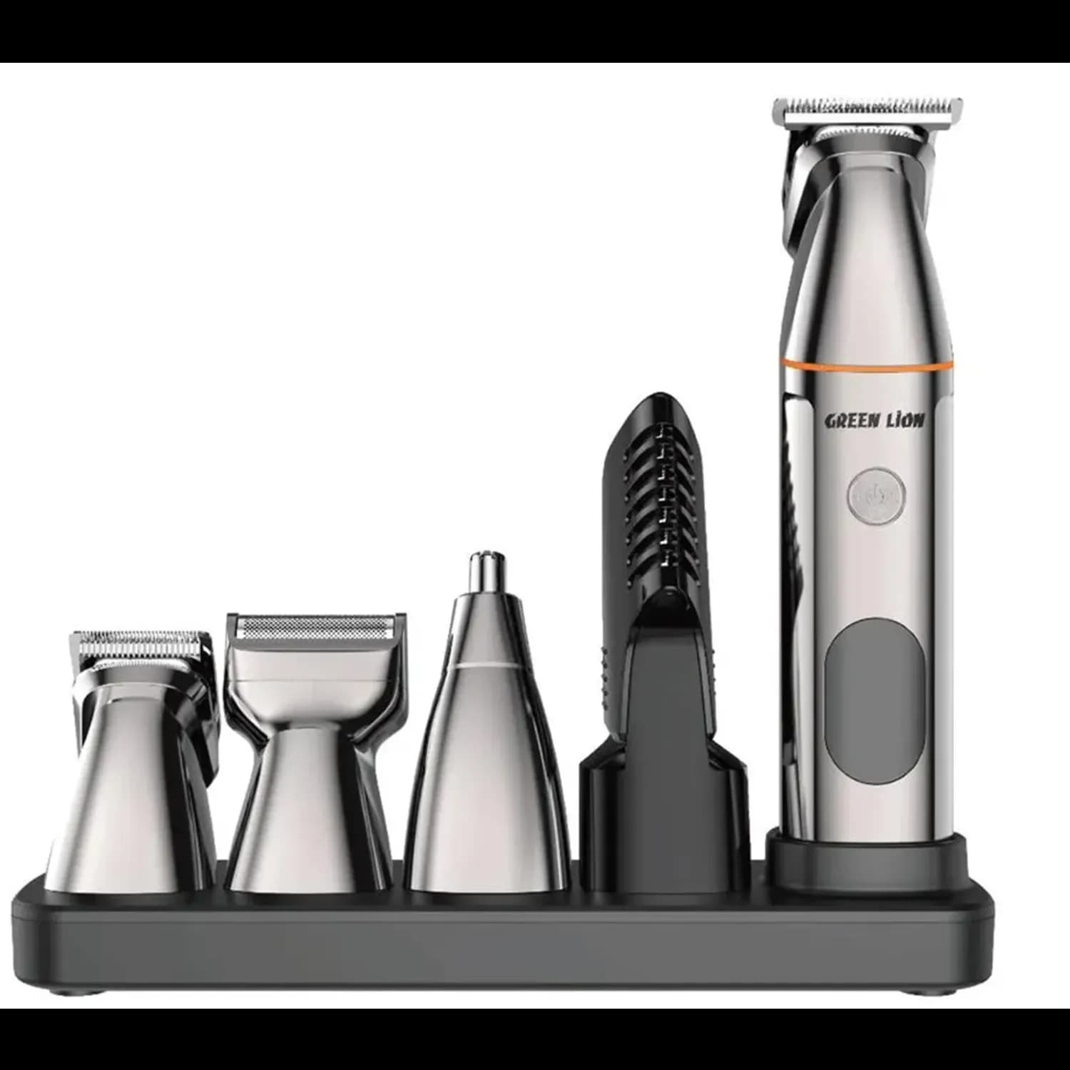 Green Lion Hair Clipper Set - 5-in-1, Cordless, Black 1 Green Lion Hair Clipper Set - 5-in-1, Cordless, Black 1