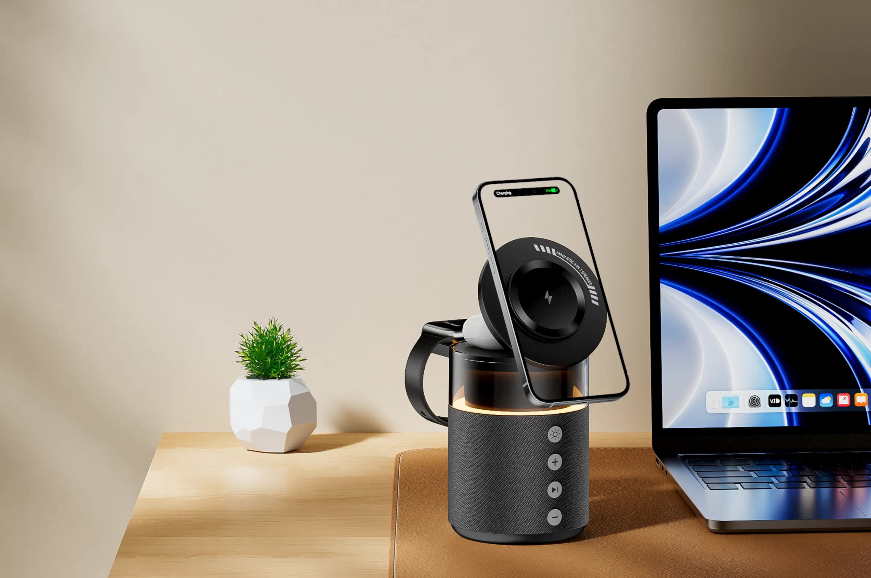 Green Lion 5 in 1 Wireless Charger 3