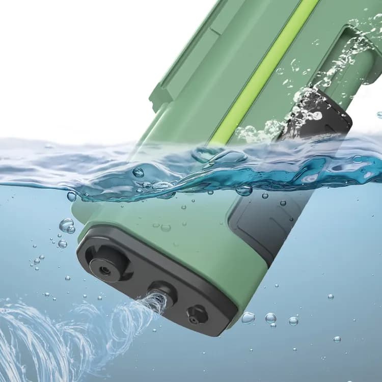 Green Lion Water Gun GN65 - Dual Nozzle, Electric & Manual, Dark Green — Green 4