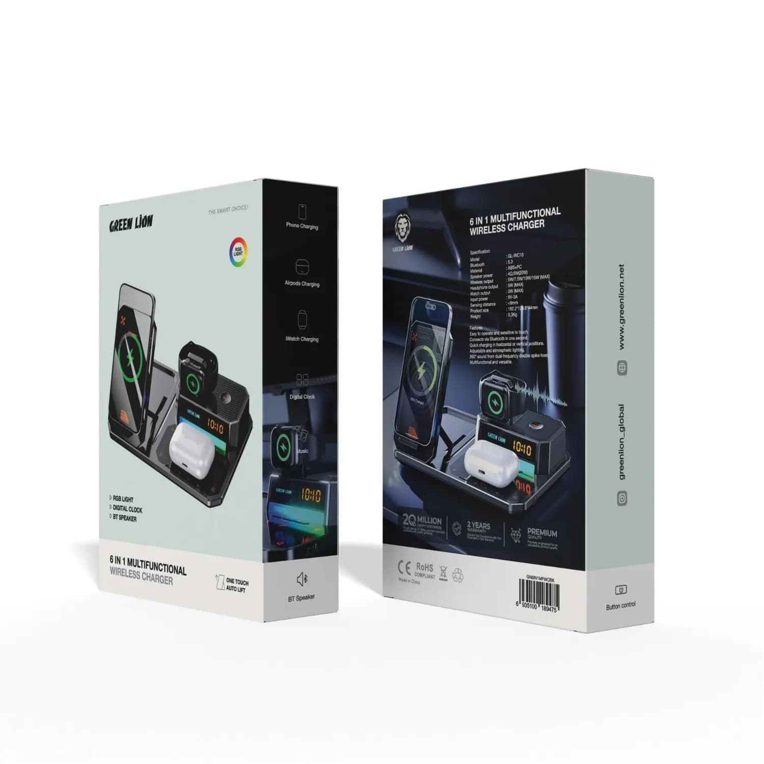 Green Lion GaN Adapter - 65W PD 3.0, White 4