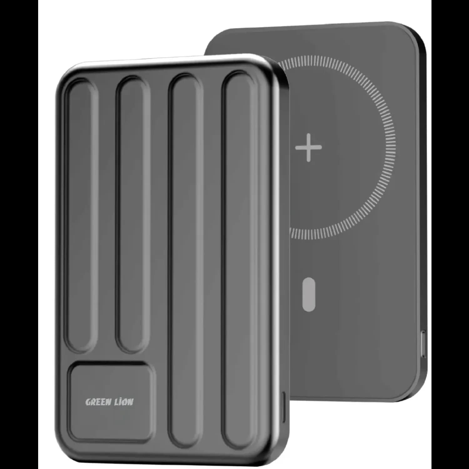 Green Lion Power Bank Oxford - 5000mAh MagSafe, Gray — Silver 2