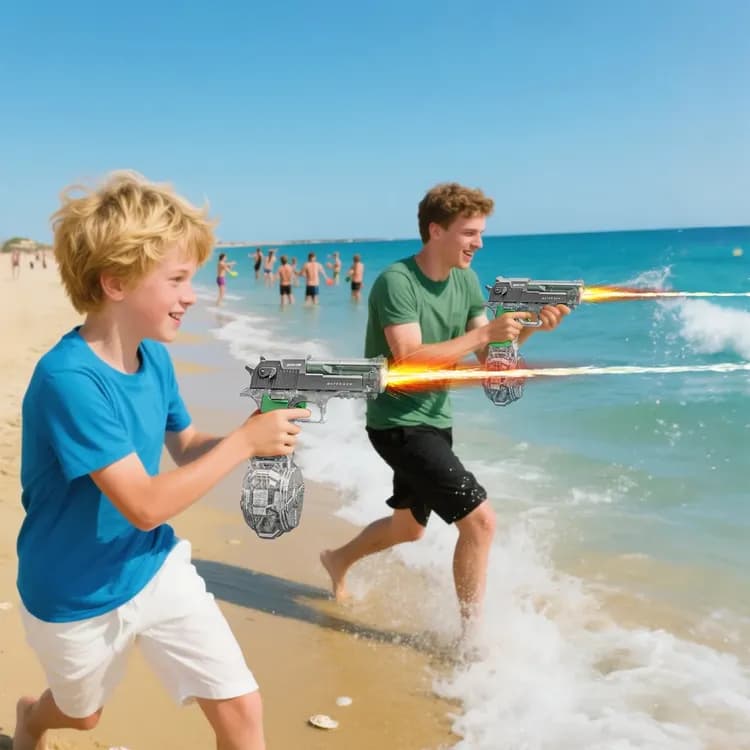 Green Lion Electric Water Gun GN85 - 320mL Tank, Grey 2