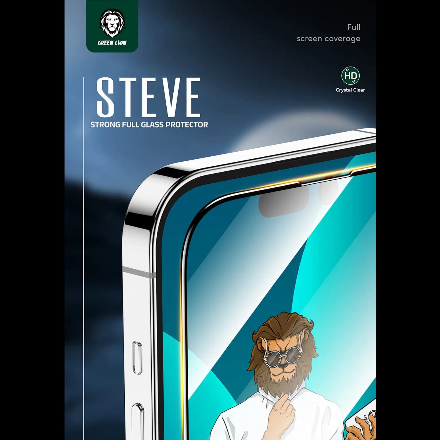 Green Lion Screen Protector S24 Ultra - 9H Tempered Glass, Clear 3