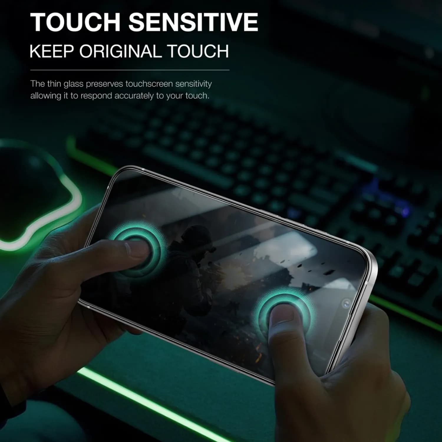 Green Lion Glass Protector - 9H Hardness, Anti-Fingerprint, Clear 2