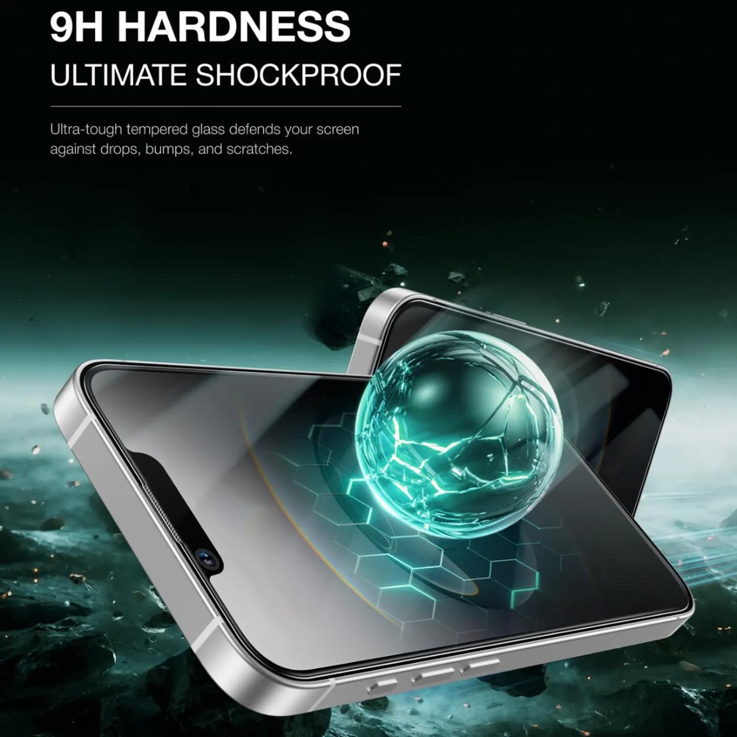 Green Lion Glass Protector - 9H Hardness, Anti-Fingerprint, Clear 3