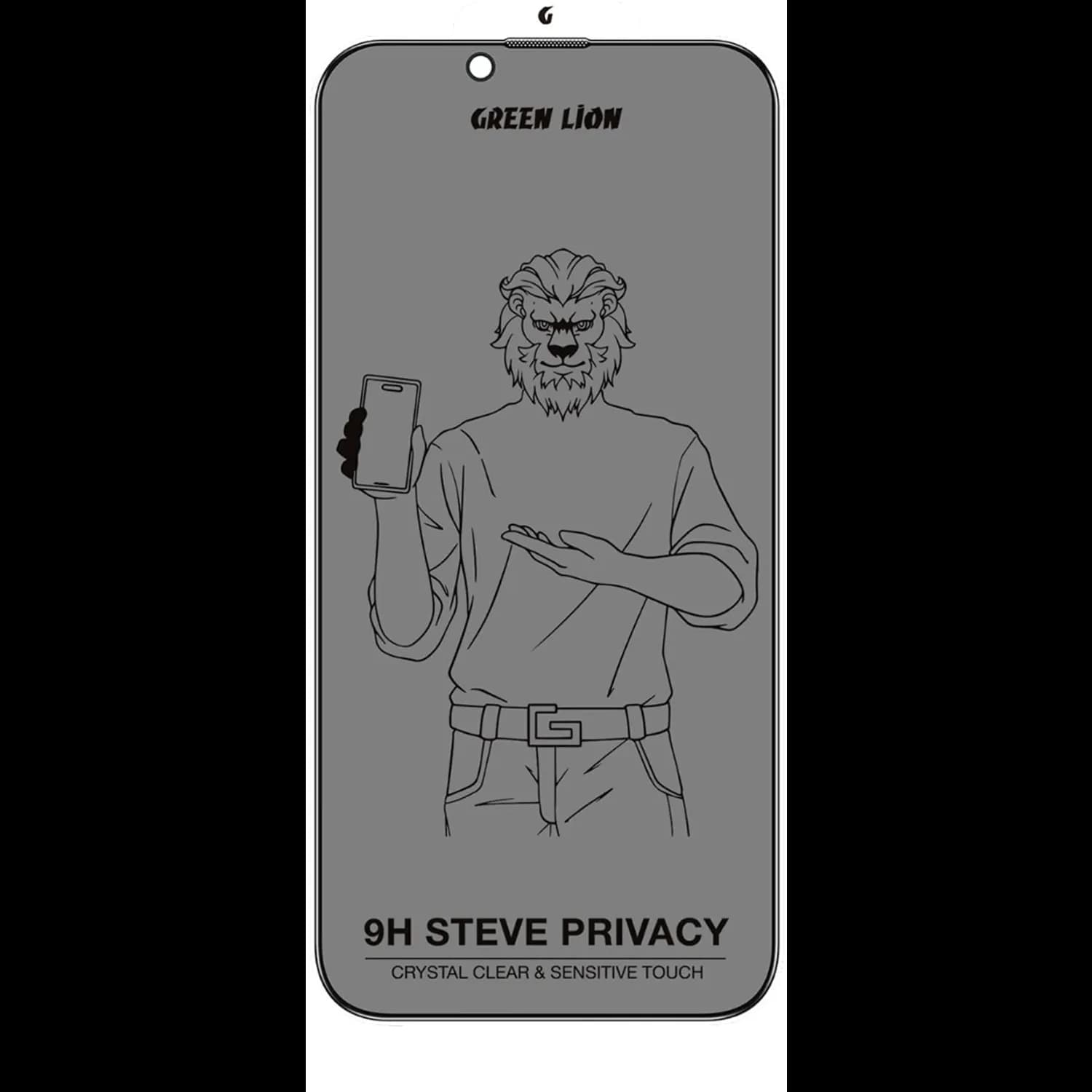 Green Lion Glass Protector - 9H Hardness, Anti-Fingerprint, Clear 1