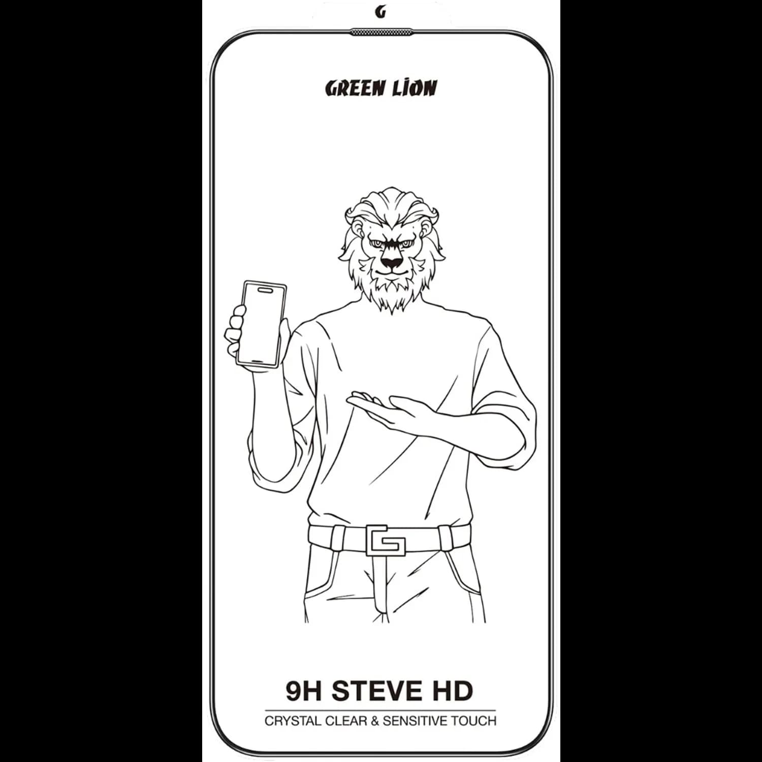 Green Lion Glass Protector Steve 9H - Anti Scratch, Clear for iPhone 16e 1