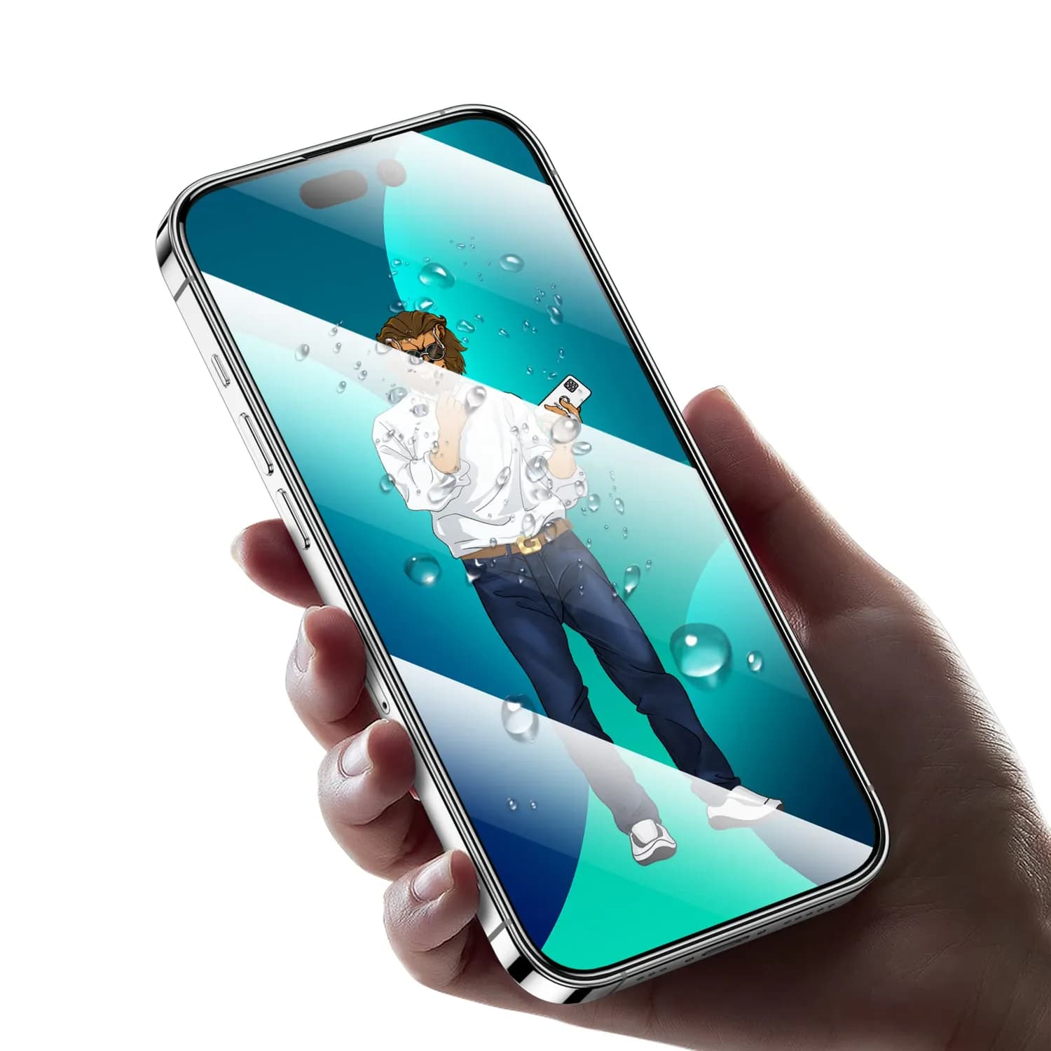 Green Lion Screen Protector iPhone 14 Plus/13 Pro Max - 9H Hardness, Clear 4