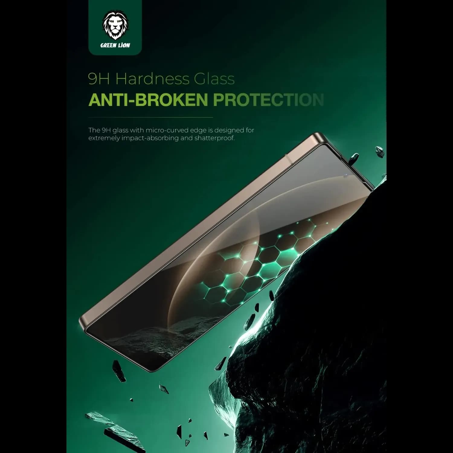 Green Lion Screen Protector 9H Crystal Shield S25 - Clear 4