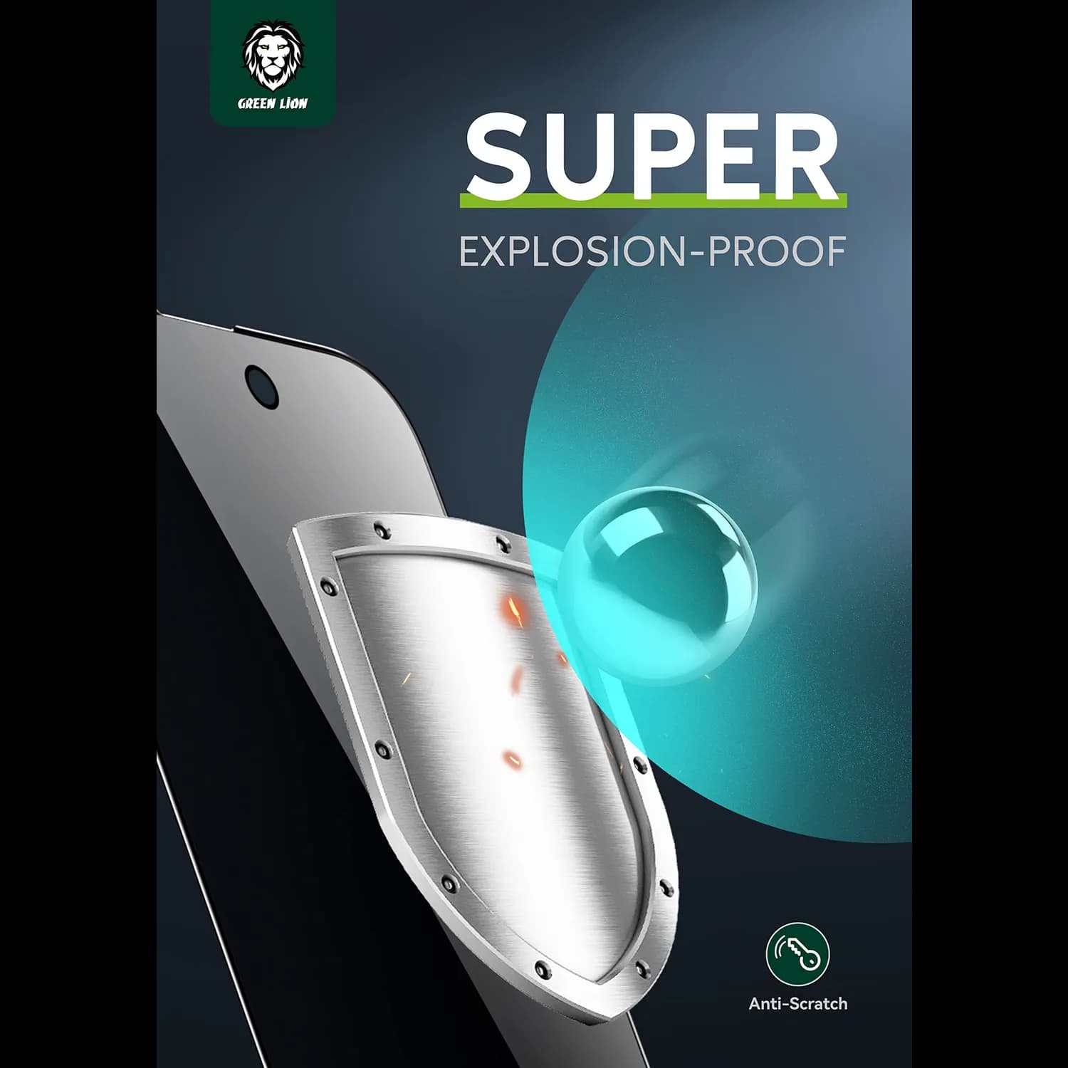 Green Lion Screen Protector iPhone 14 Plus / 13 Pro Max - 9H Privacy Glass 5
