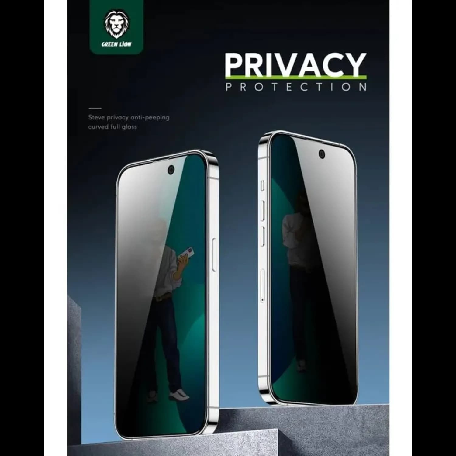 Green Lion Screen Protector iPhone 14 Pro - 9H Privacy Glass 4