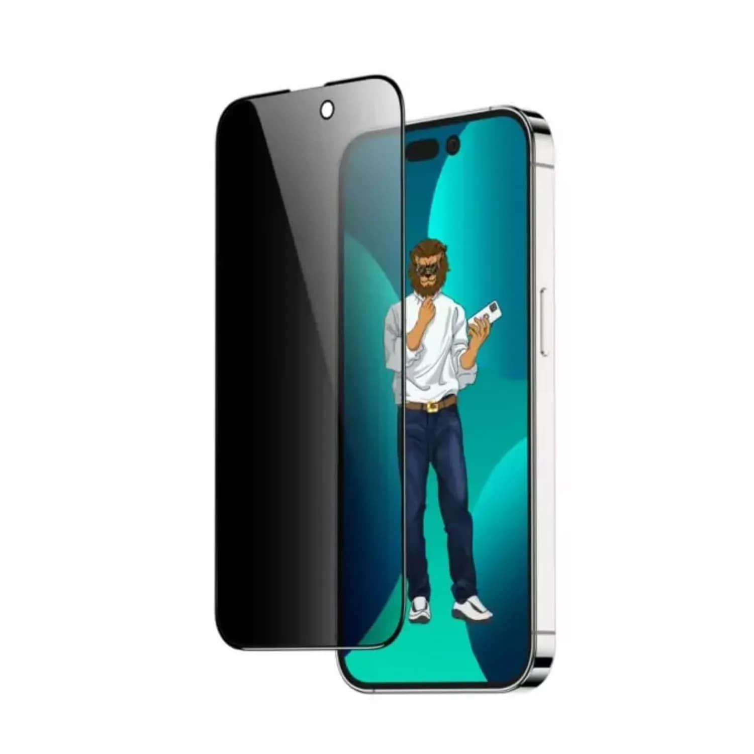 Green Lion Screen Protector iPhone 14 Pro - 9H Privacy Glass 1