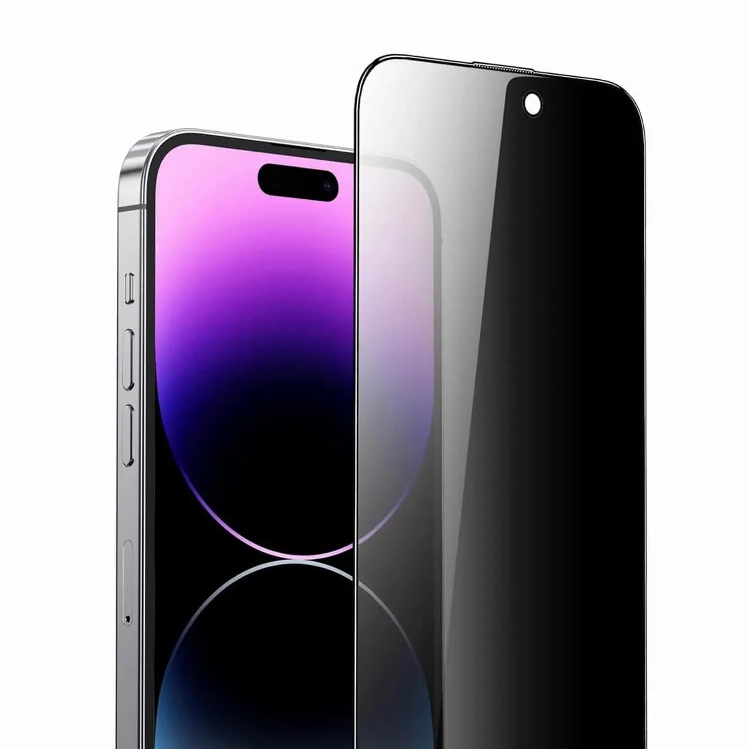 Green Lion Privacy Screen Protector 9H Steve - iPhone 15 Pro, Black 1
