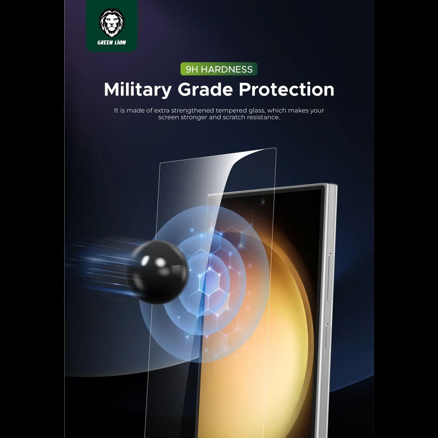 Green Lion Screen Guard - 9H Hardness, Ultra Slim, Clear 4