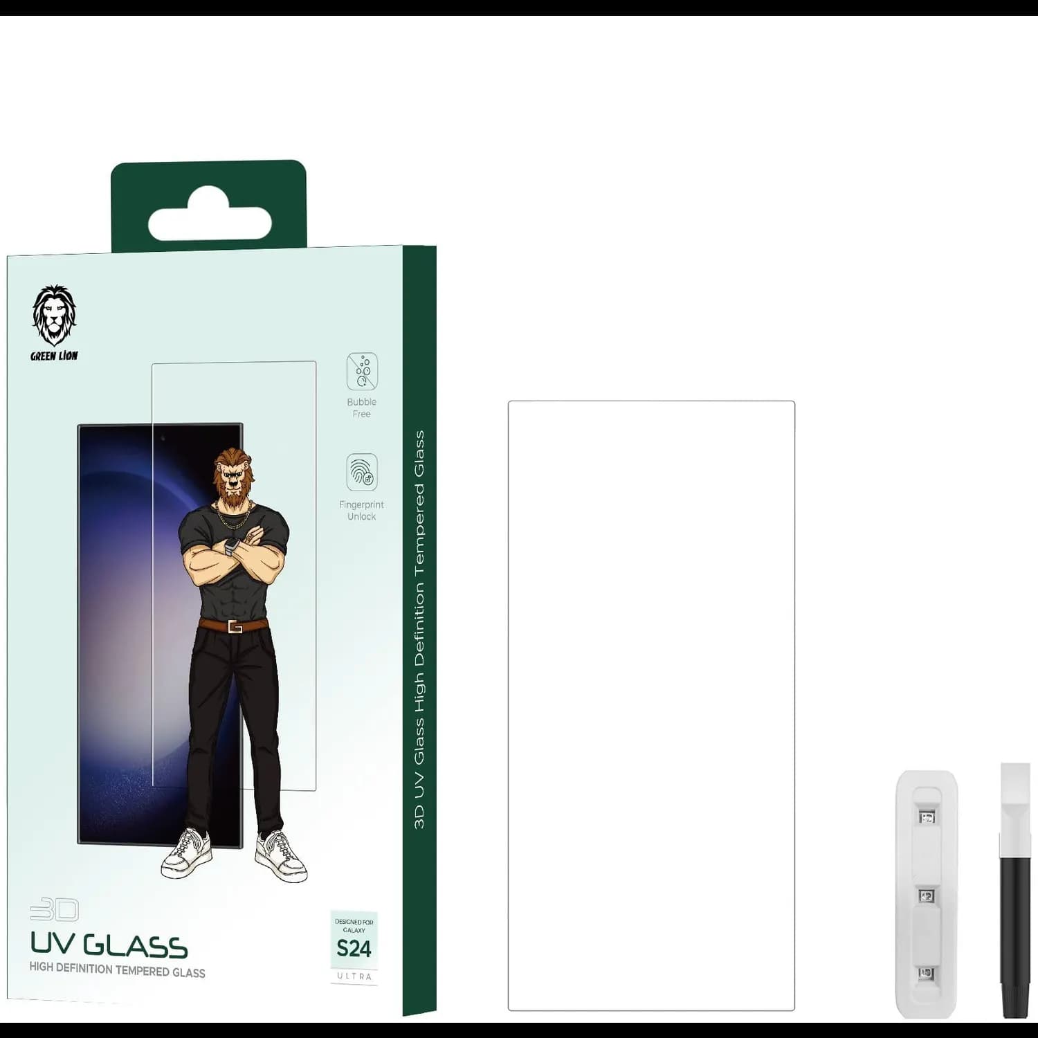 Green Lion Screen Guard - 9H Hardness, Ultra Slim, Clear 1