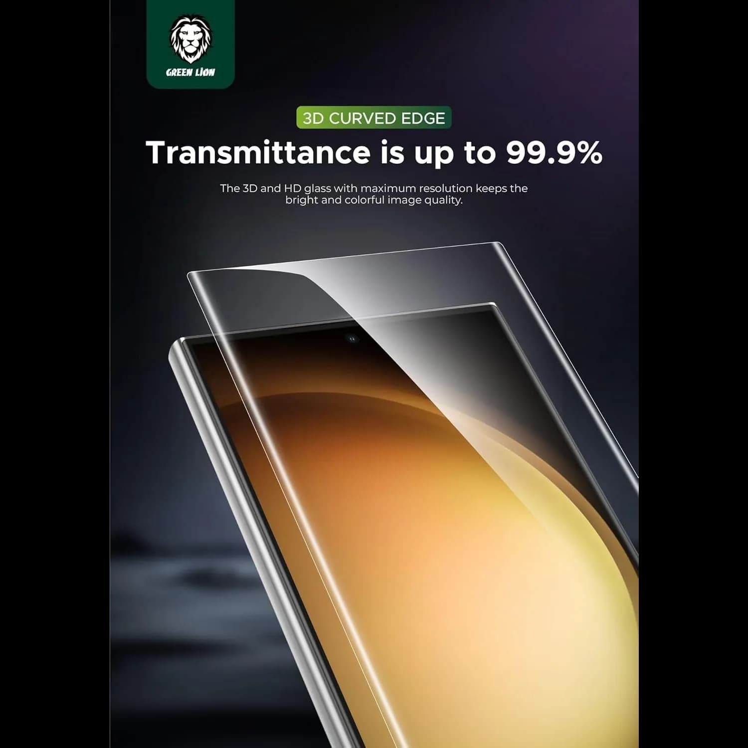 Green Lion Screen Protector S24 Plus - 9H Tempered Glass, Anti-Fingerprint 4