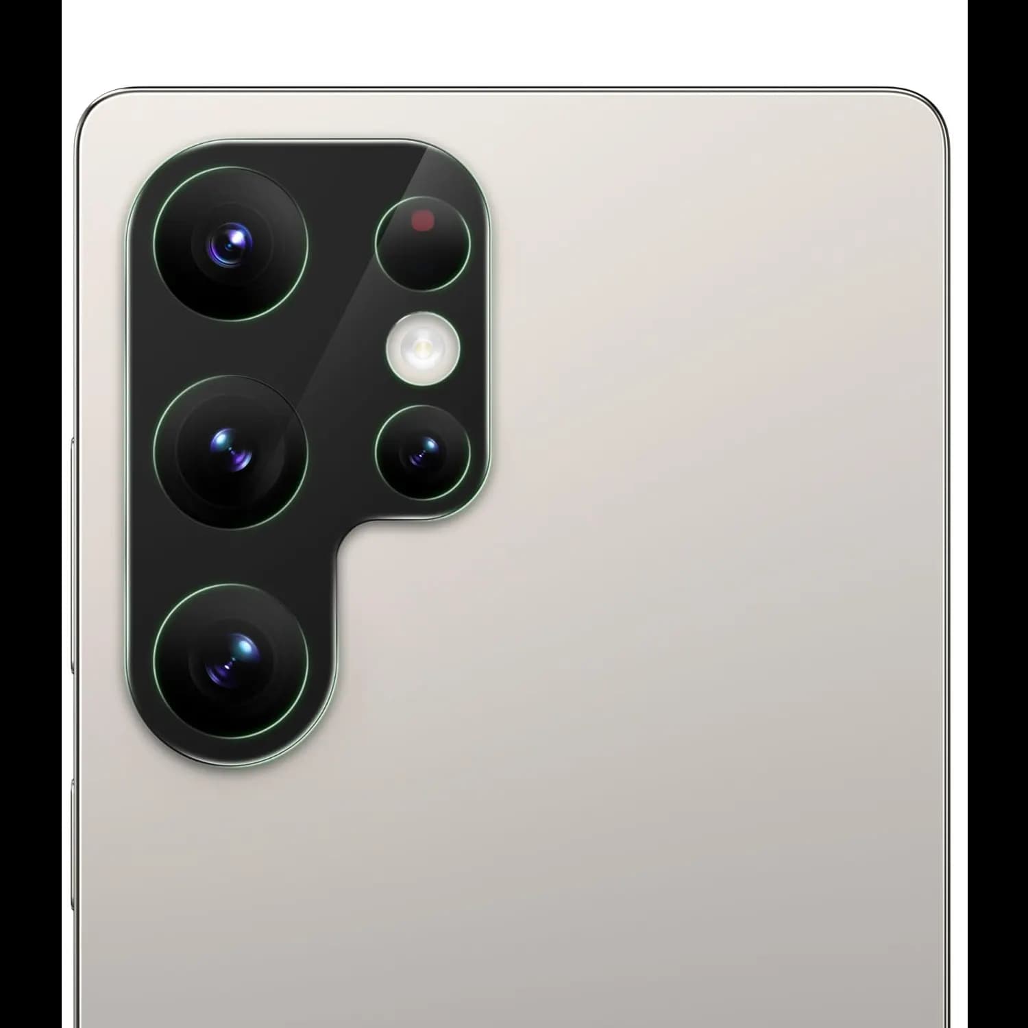 Green Lion Samsung S25 Camera Lens Protector - 9H Hardness, Black 1