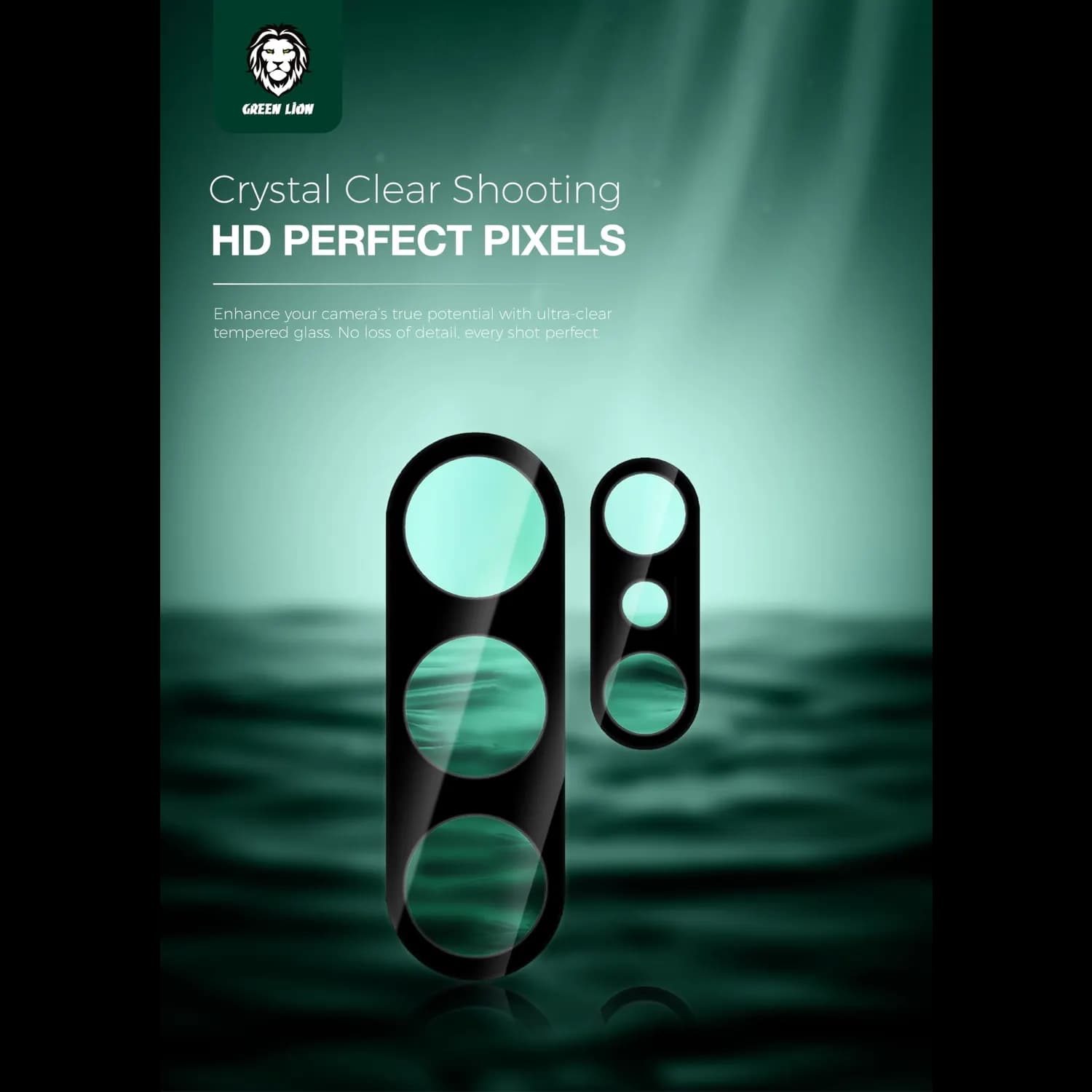 Green Lion Lens Protector S26 Ultra - 9H Acrylic, Clear 3